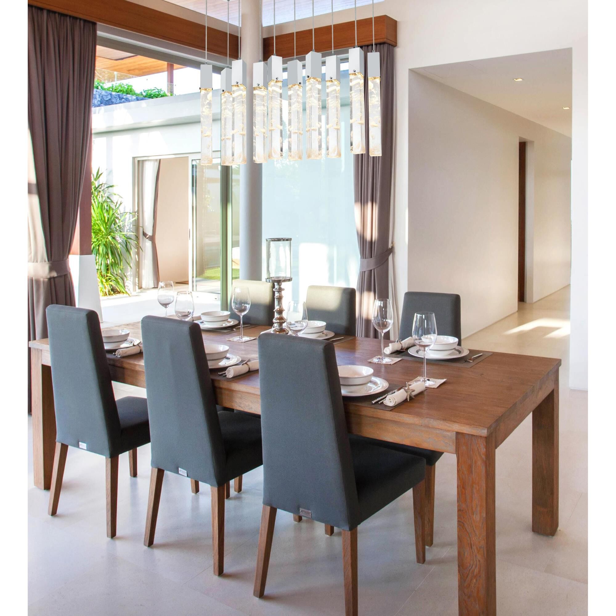 Aurora 42 Inch Linear Suspension Light by Elegant Lighting