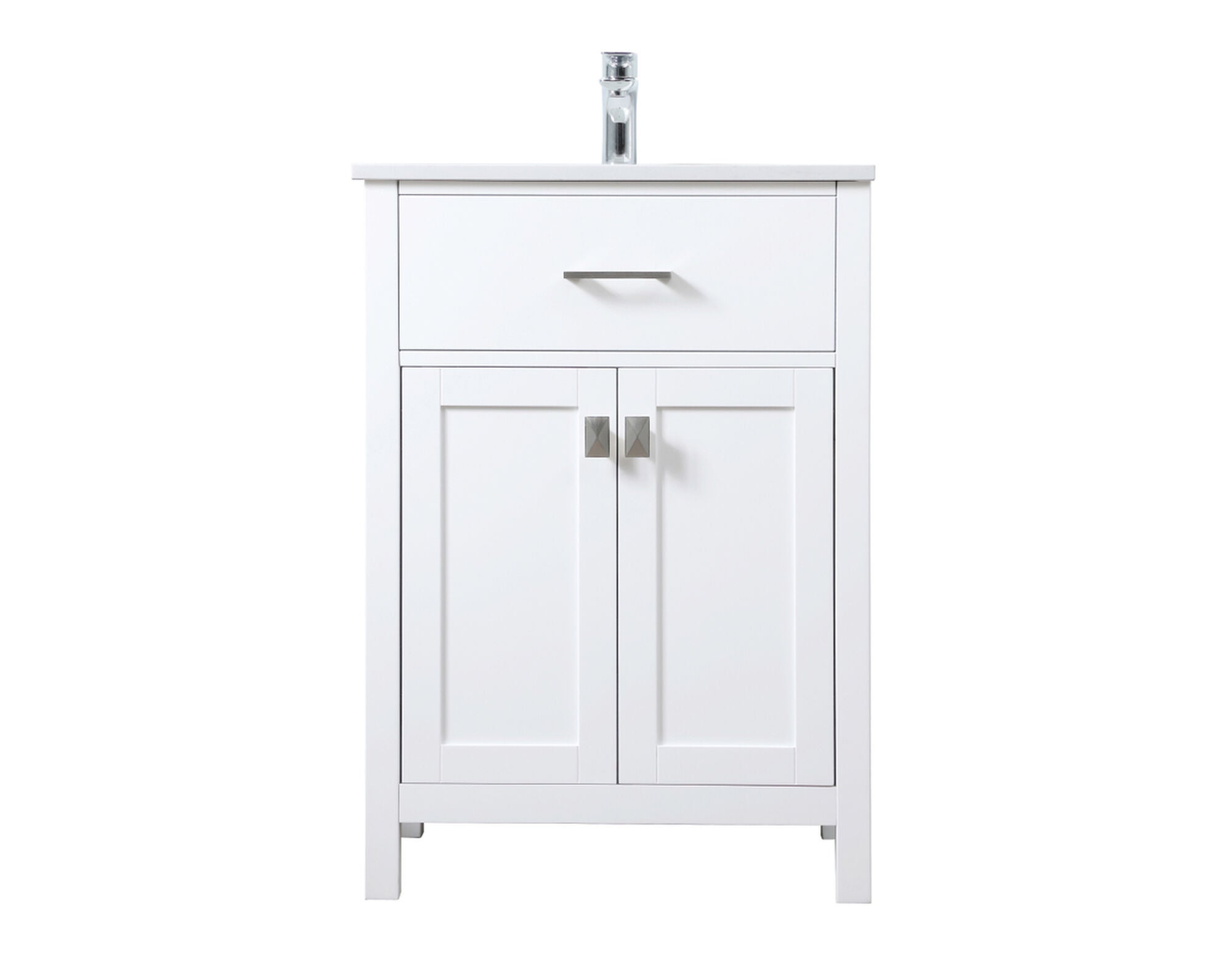 Shown in White finish