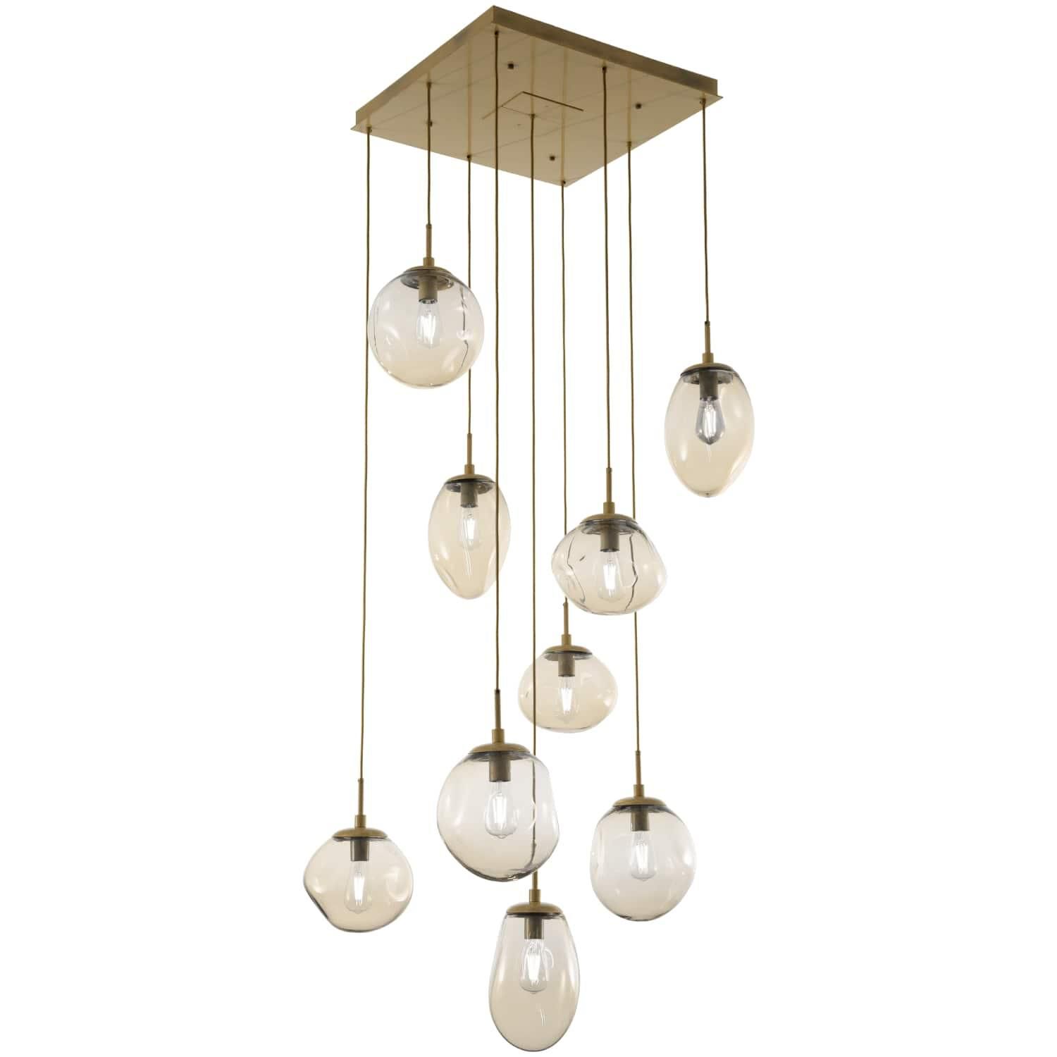 Levi Wilson Nebula 32 Inch 9 Light Multi Light Pendant by Hammerton Studio