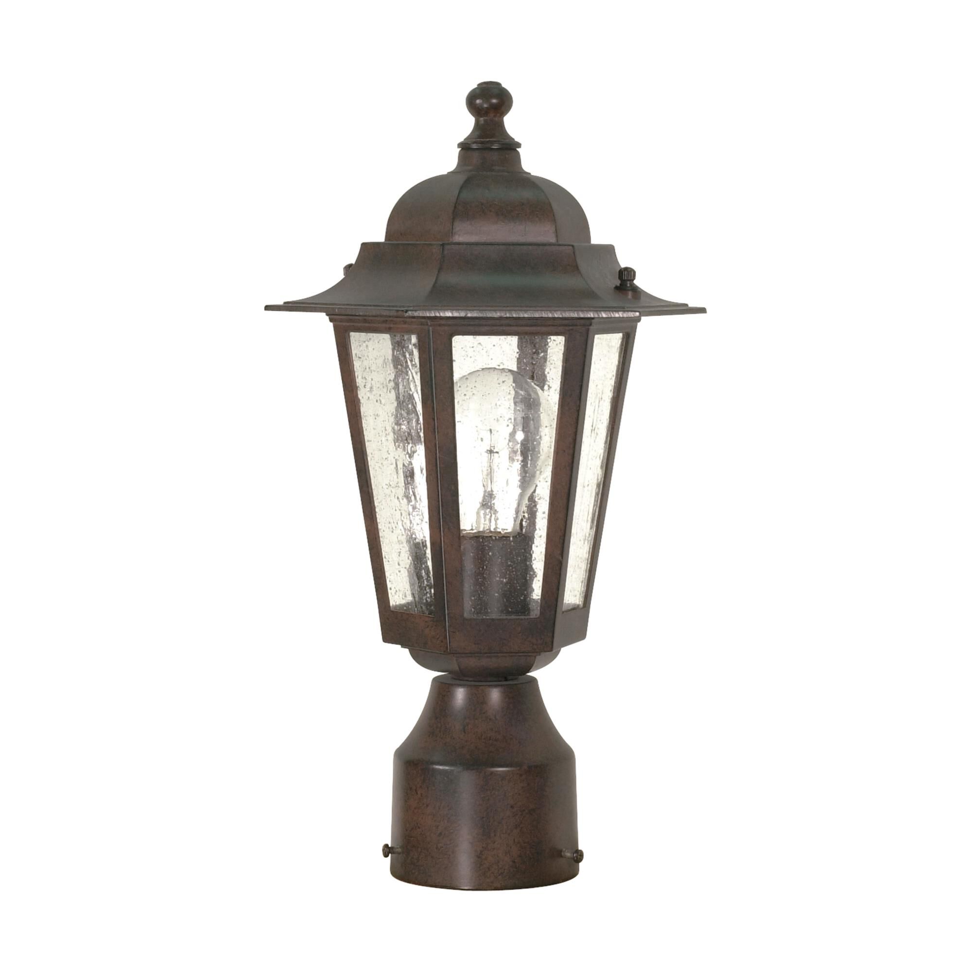 Cornerstone 14 Inch Tall 1 Light Outdoor Post Lamp by Nuvo Lighting