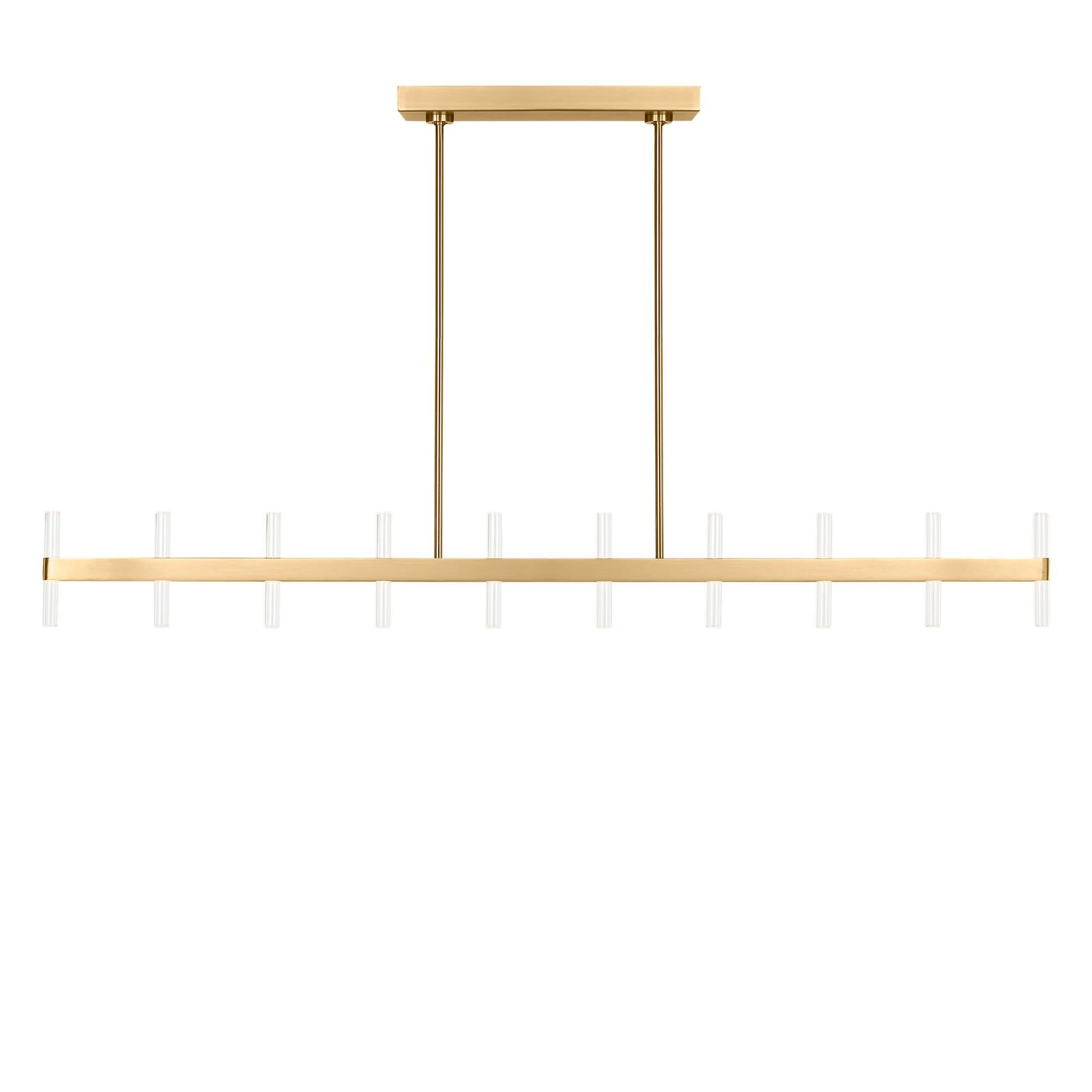 Shown in Burnished Brass finish and Clear Polycarbonate Lens shade