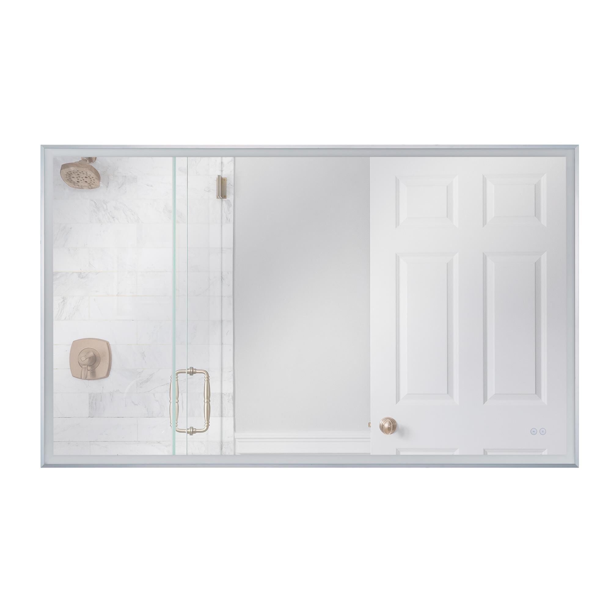 Framed,LED 60 Inch LED Lighted Mirror,