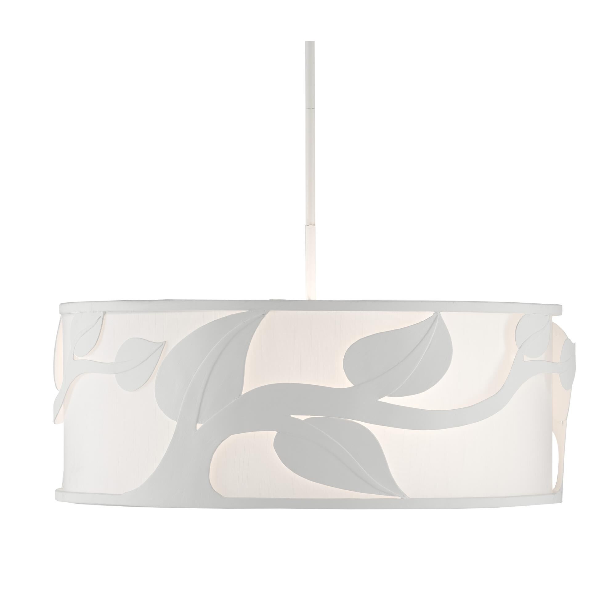 Shown in Gesso White finish and White shade