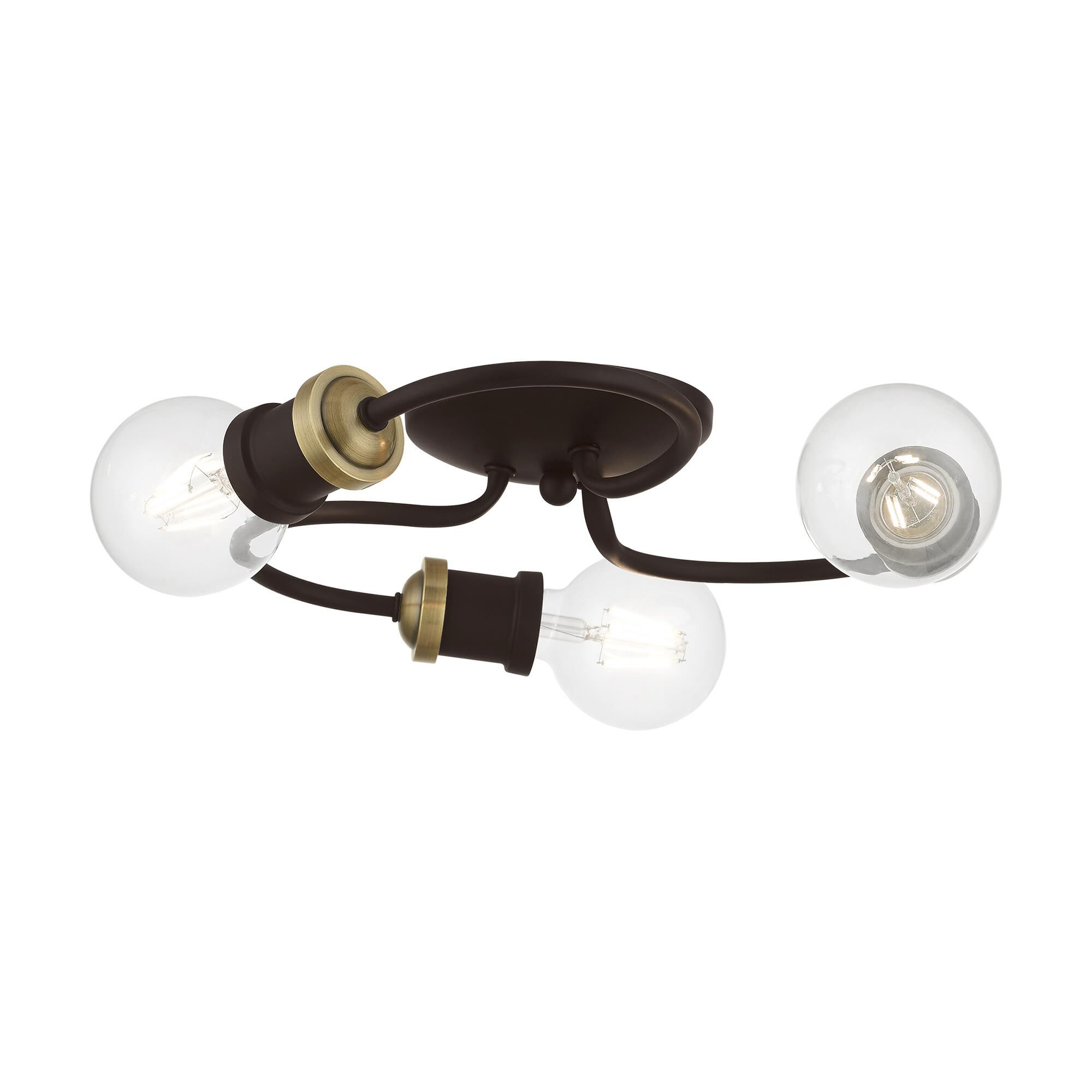 Bromley 13 Inch 3 Light Flush Mount by Livex Lighting