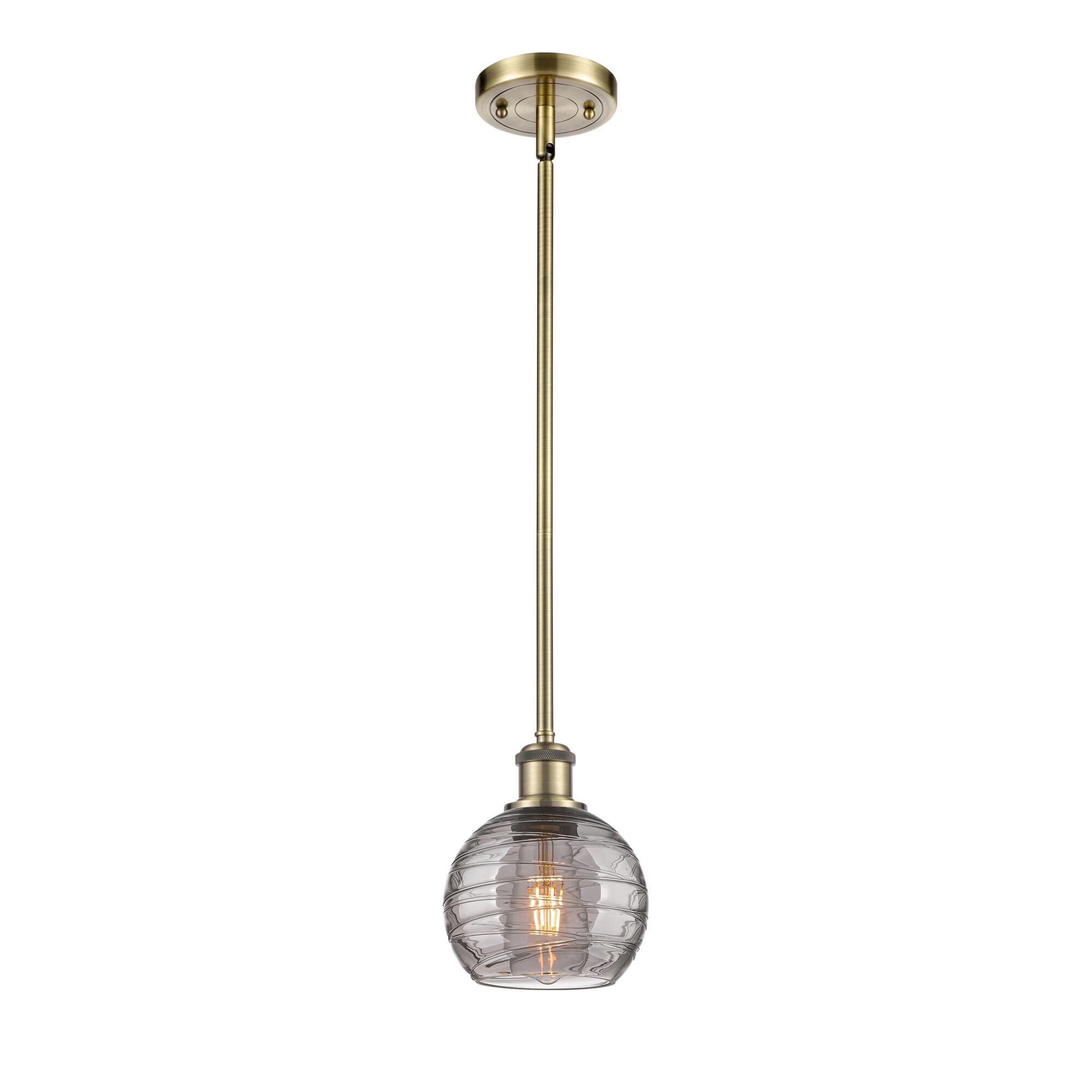 Bruno Marashlian Athens Deco Swirl 6 Inch Mini Pendant by Innovations Lighting