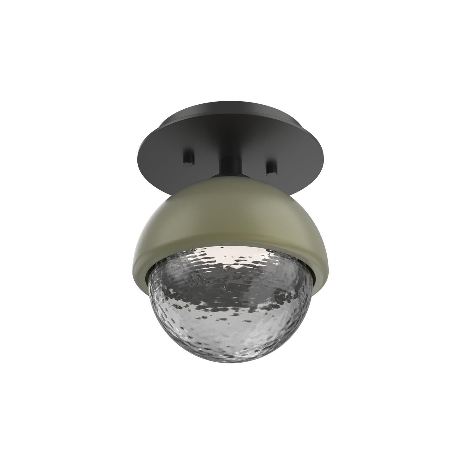 Shown in Matte Black finish and Smoke glass and Sage Green accent