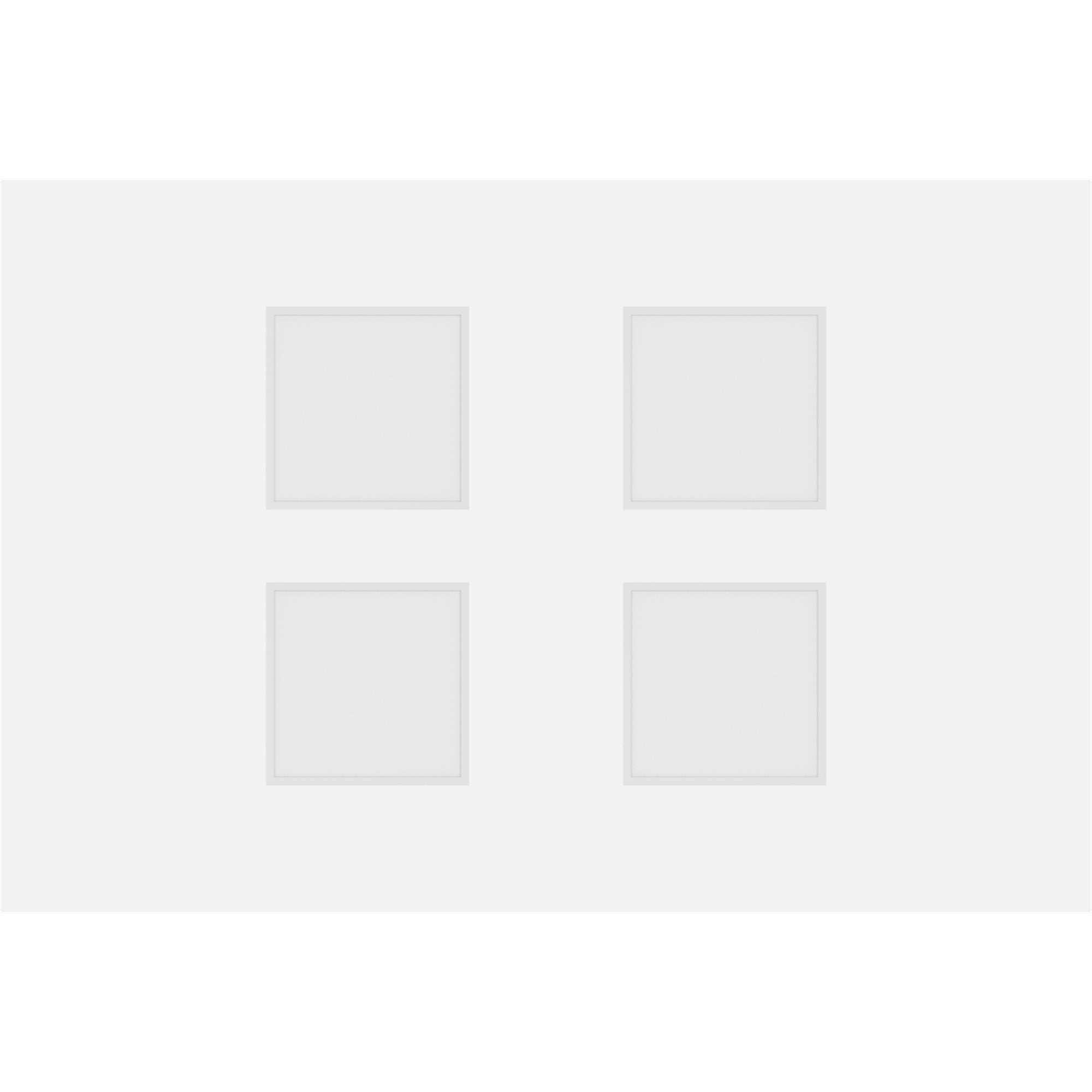 Panel Light 24 Inch Recessed Lighting Trim by Elegant Lighting