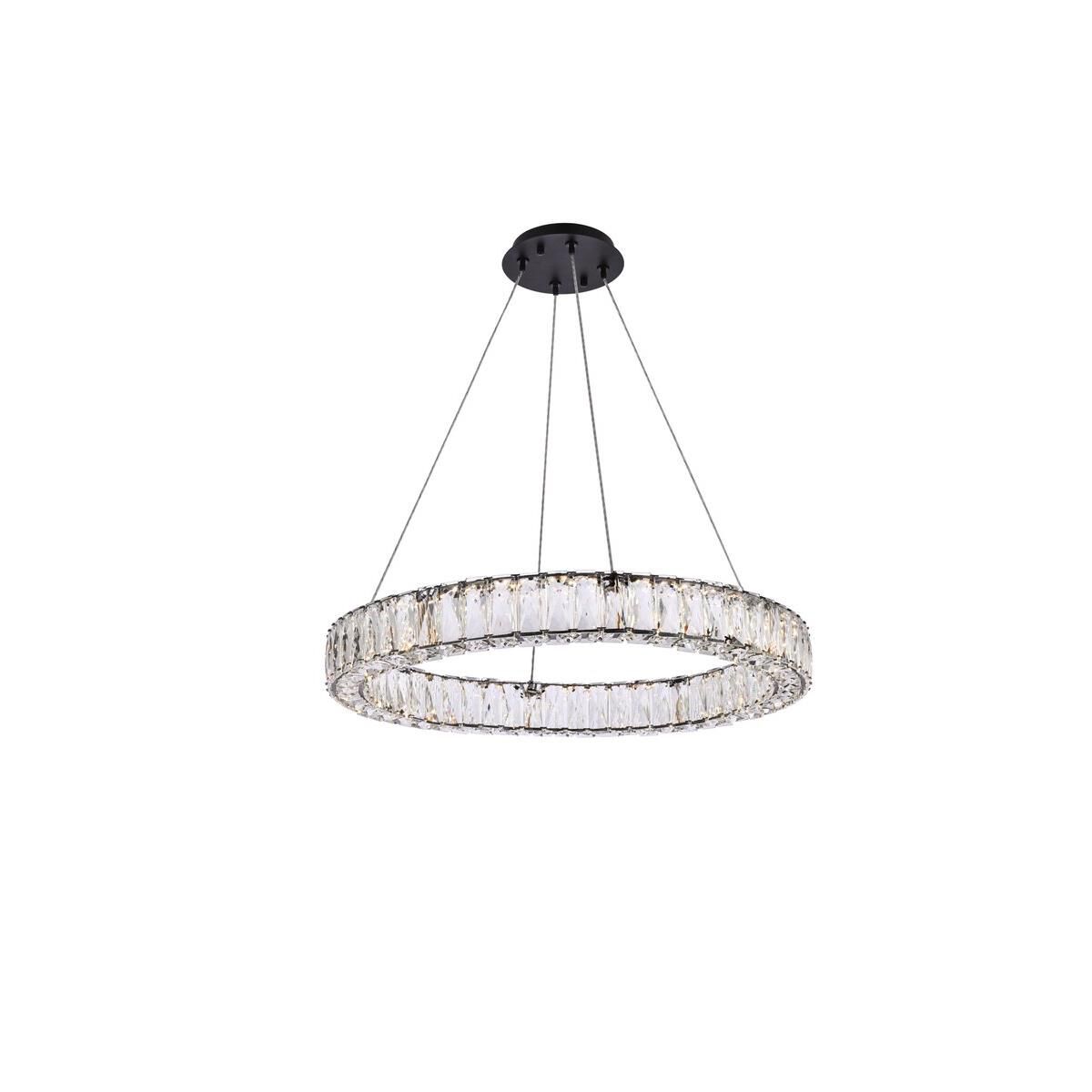 Elegant Lighting Monroe 26 Inch LED Large Pendant