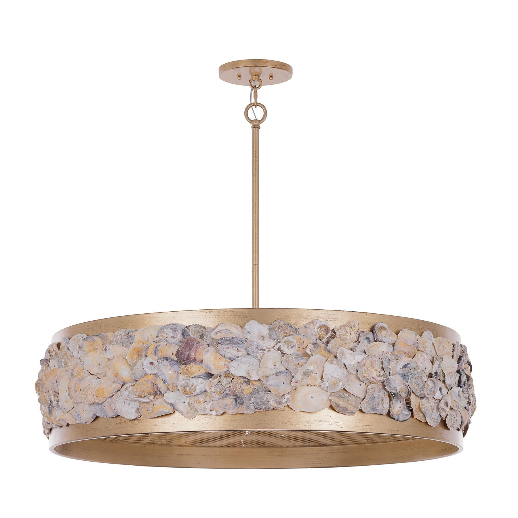 Shown in Chandon finish and Oyster Shell accent