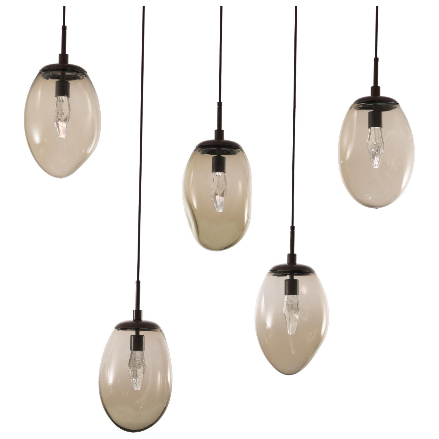 Meteo 42 Inch 5 Light LED Multi Light Pendant by Hammerton Studio
