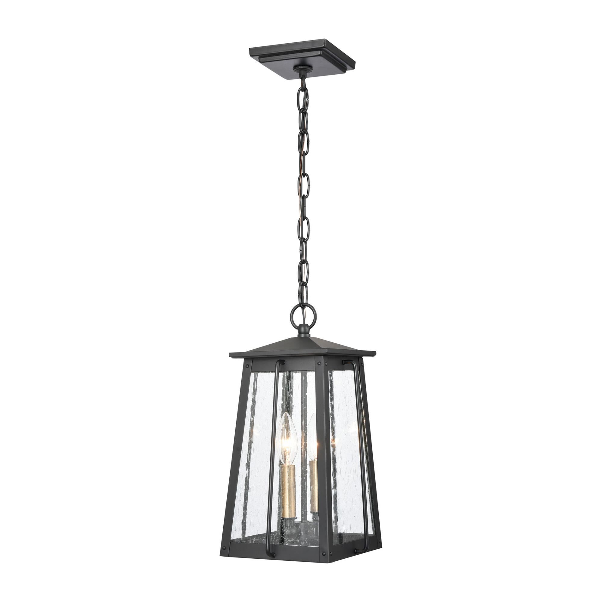 Kirkdale 15 Inch Tall 2 Light Outdoor Hanging Lantern by ELK Lighting