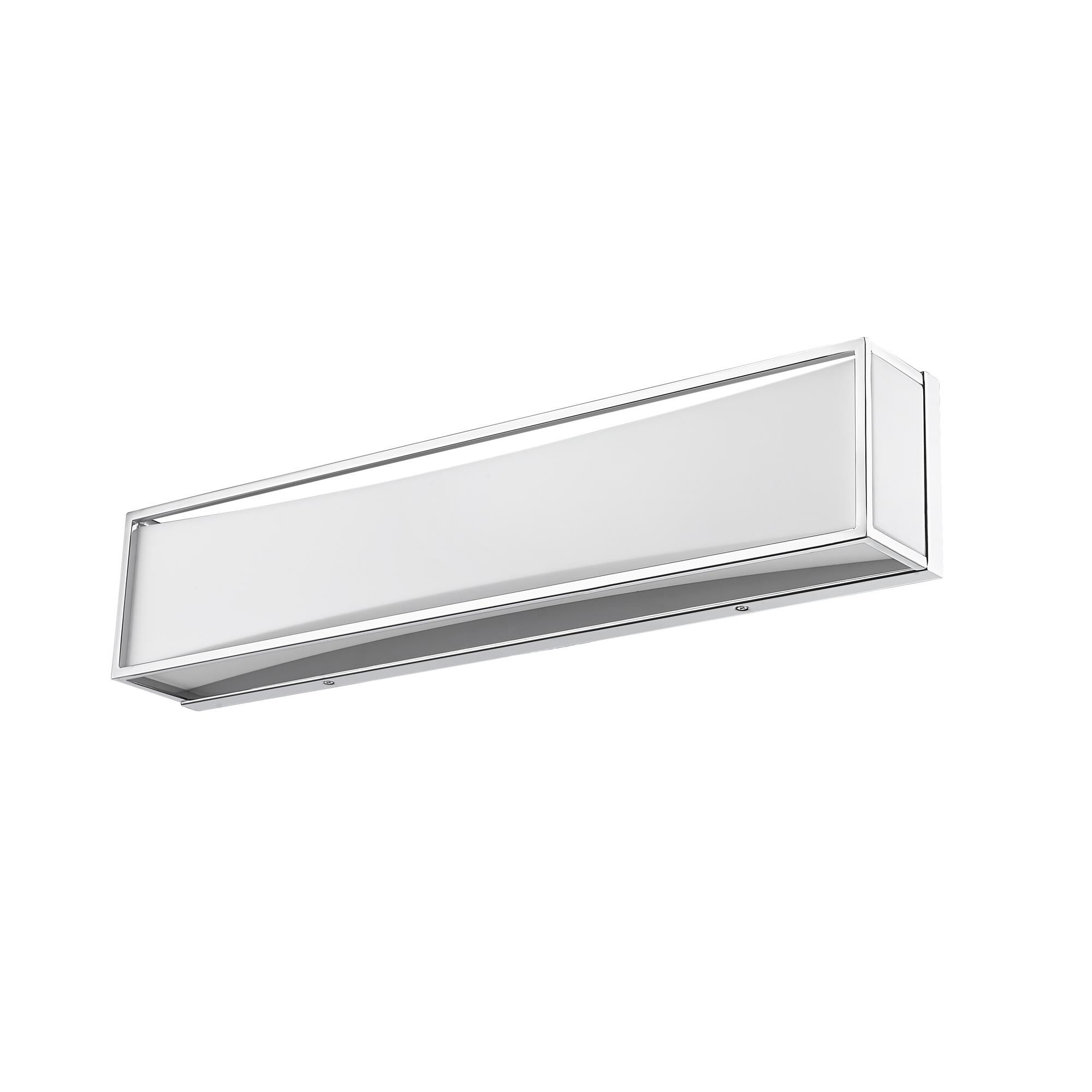 Shown in Chrome finish and Acrylic glass and Acrylic shade
