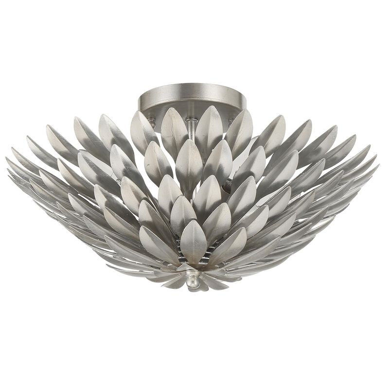 Broche 16 Inch 4 Light Semi Flush Mount by Crystorama