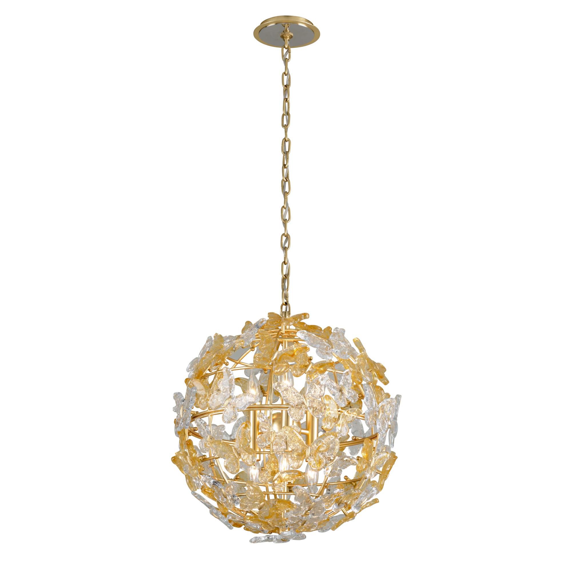 Martyn Lawrence Bullard Milan 20 Inch Large Pendant by Corbett Lighting