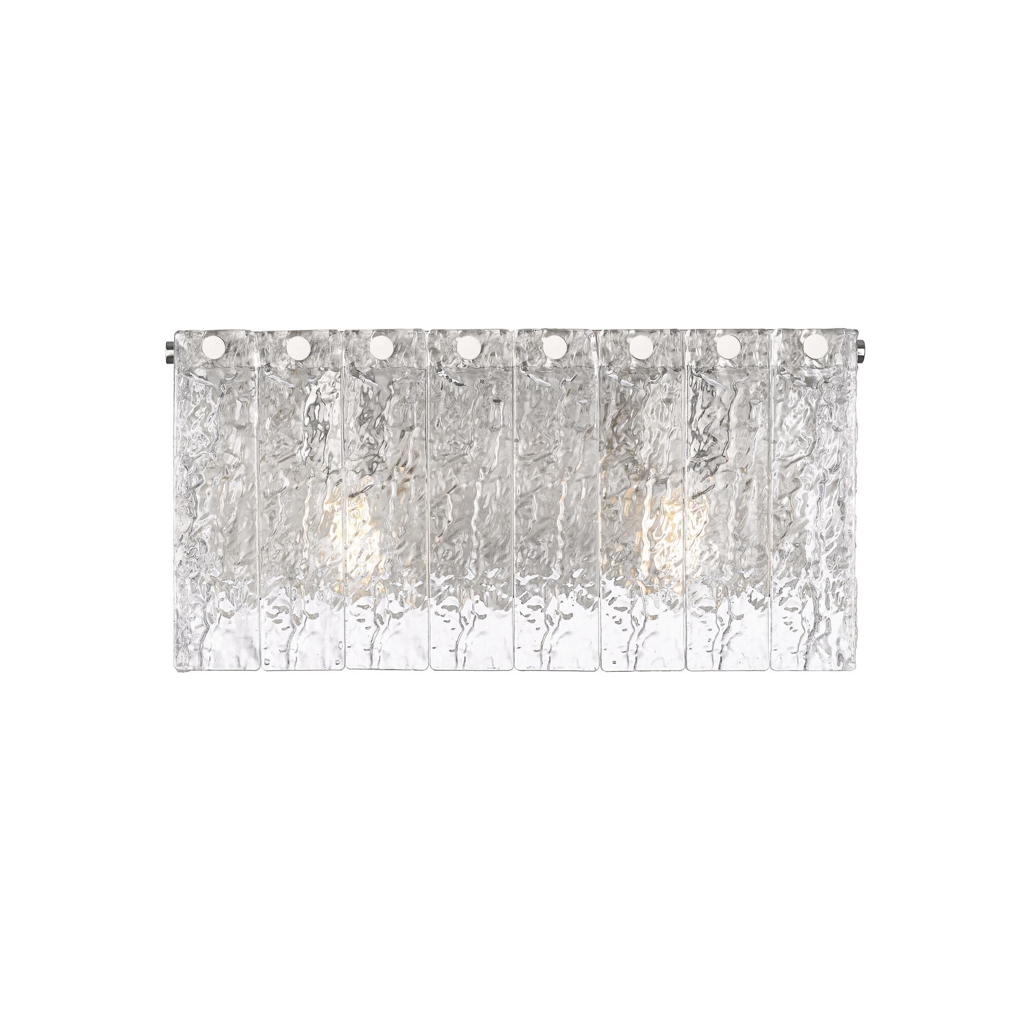 Shown in Brushed Nickel finish and Clear glass and Clear shade