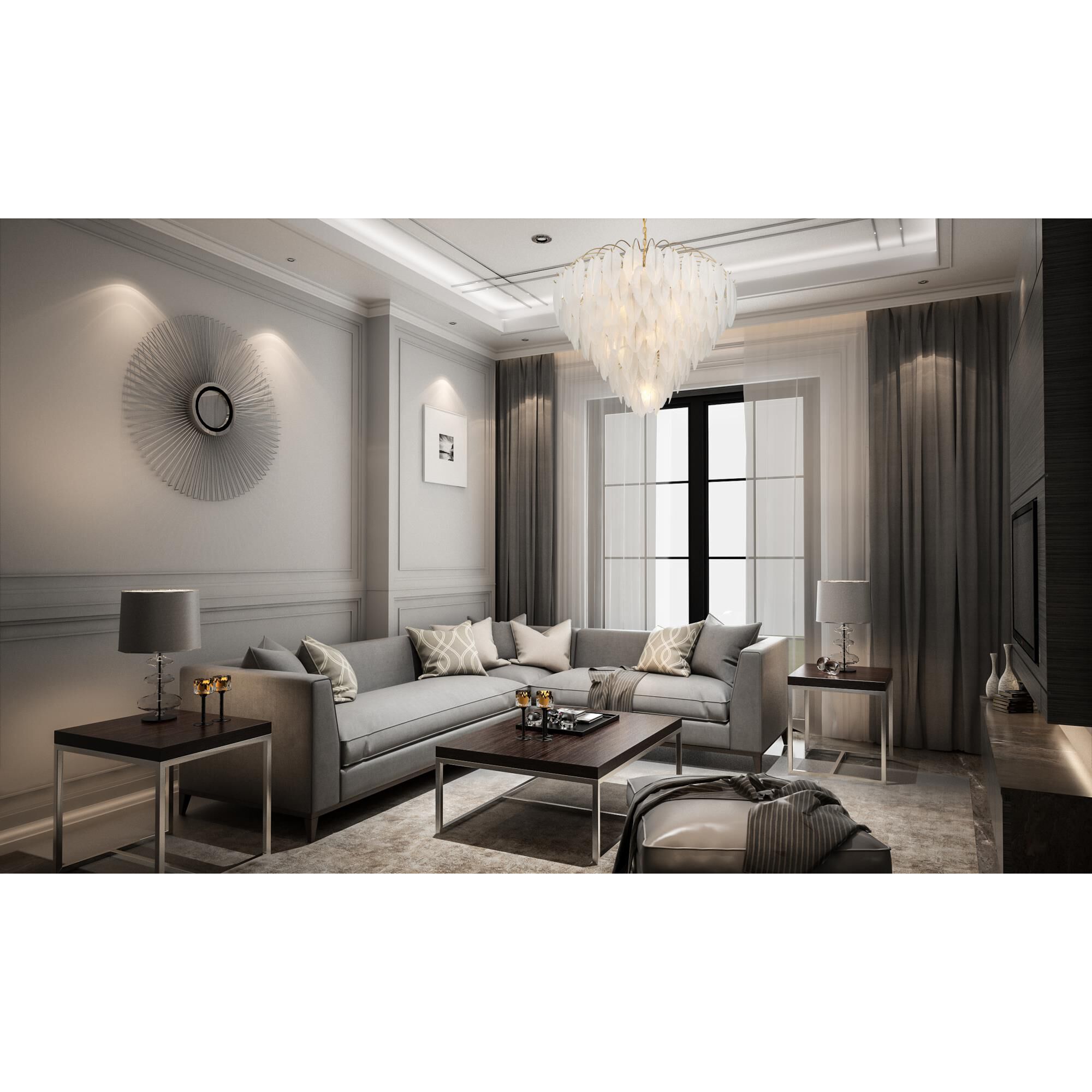 Boa 34 Inch Chandelier by Savoy House