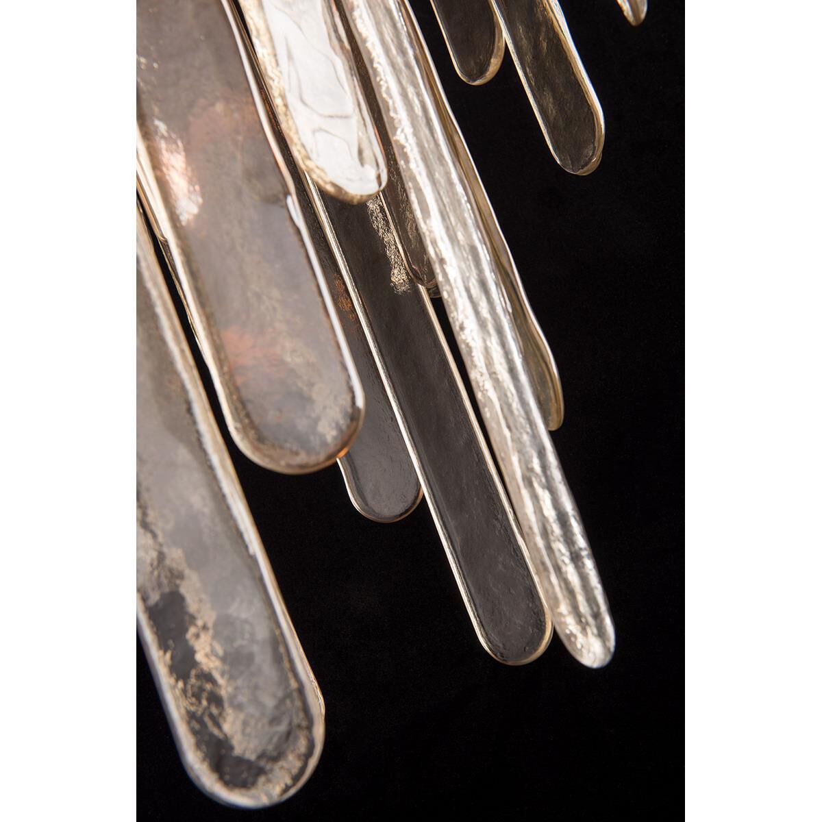 Shown in Polished Nickel finish and Champagne glass