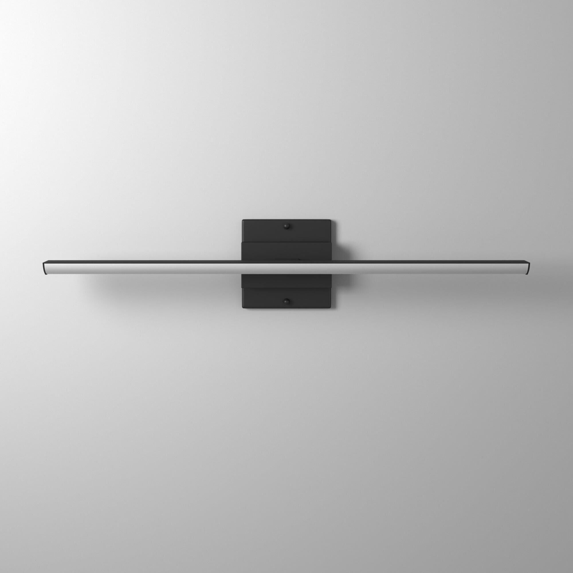 Shown in Matte Black finish and Rectangle shade