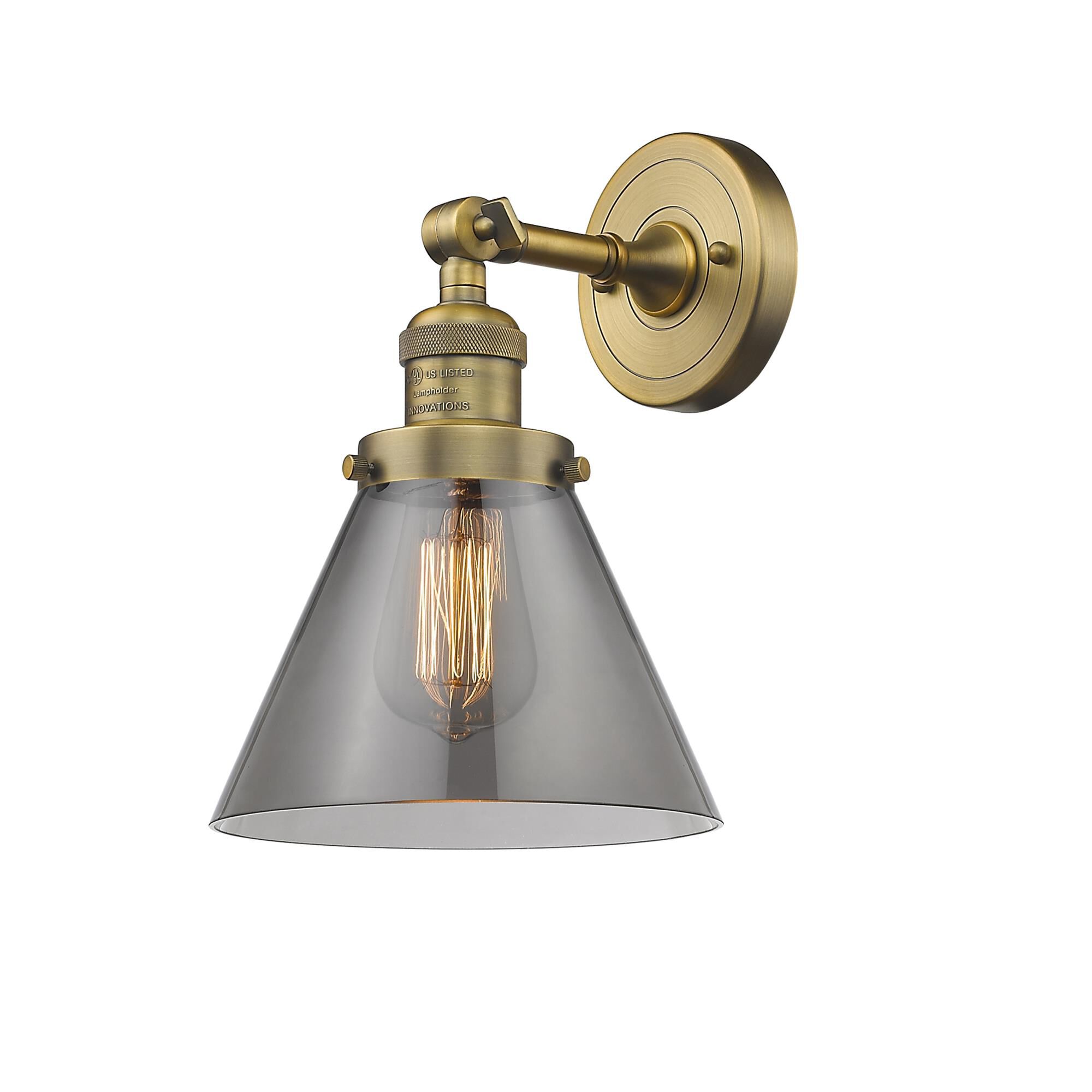Bruno Marashlian Large Cone 7 Inch 1 Light Semi Flush Mount by Innovations Lighting