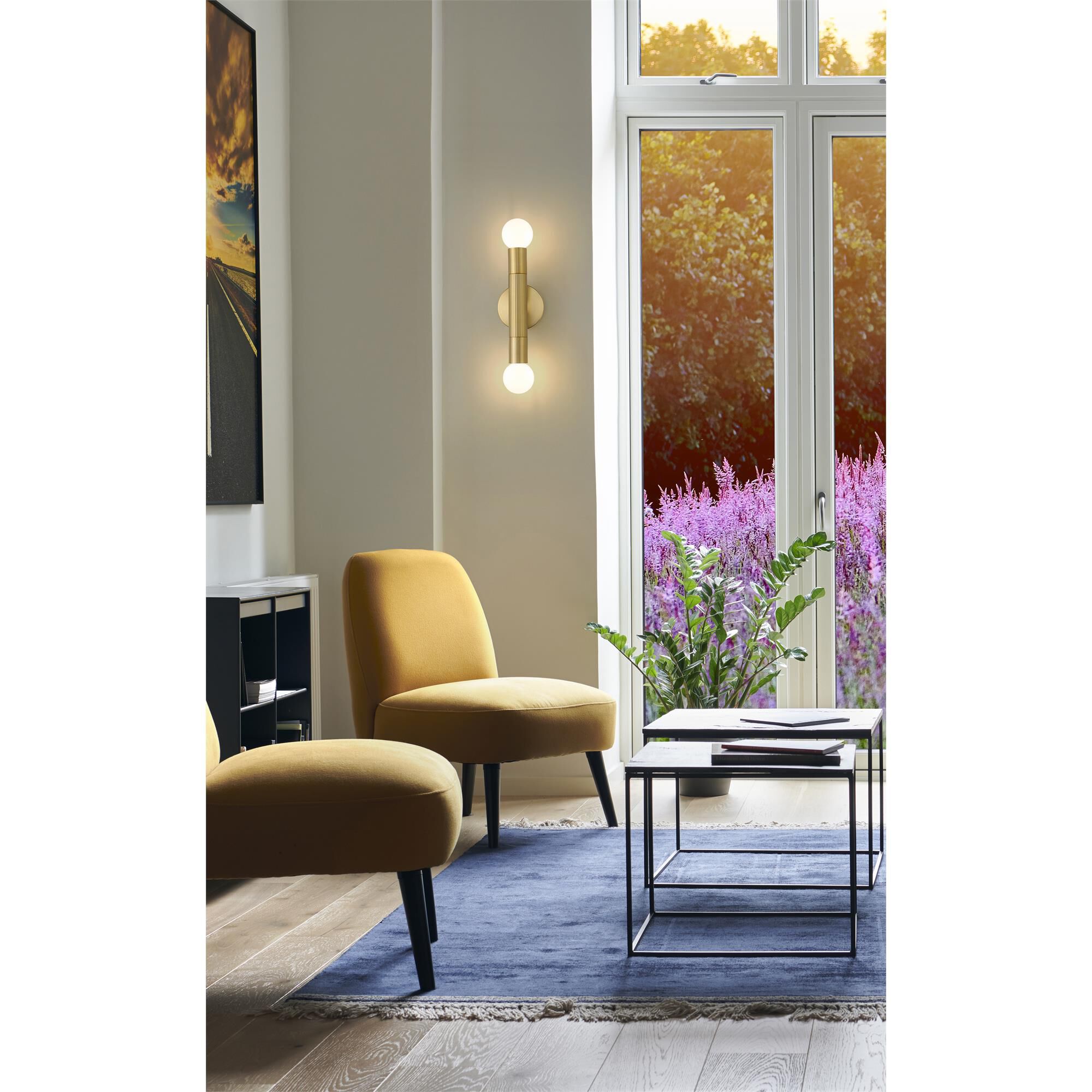 Shown in Modern Gold finish