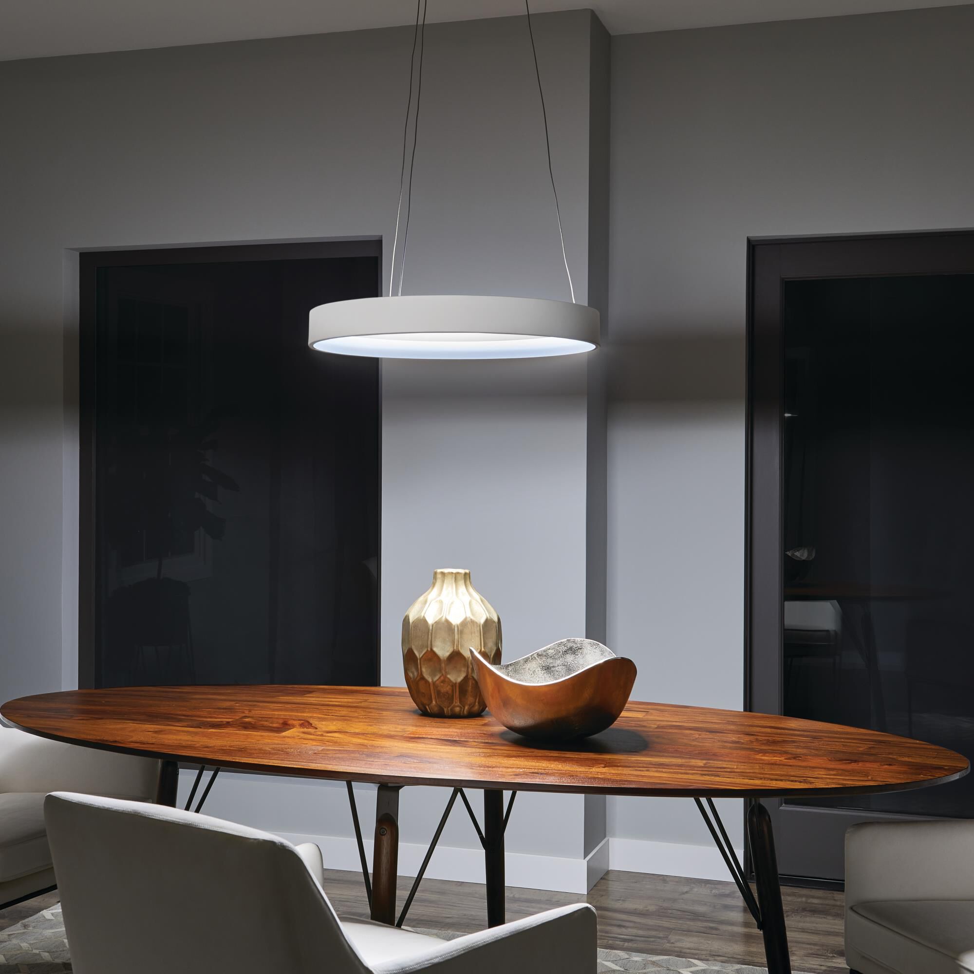 Shown in Textured White finish