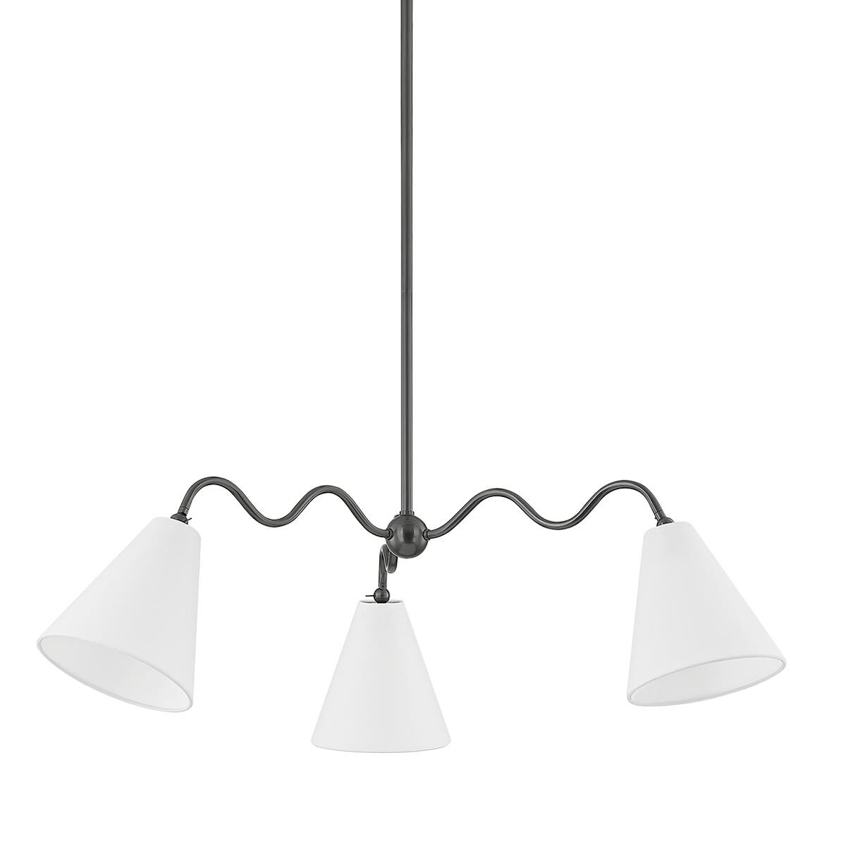 Tali Roth Onda 43 Inch 3 Light Chandelier by Mitzi