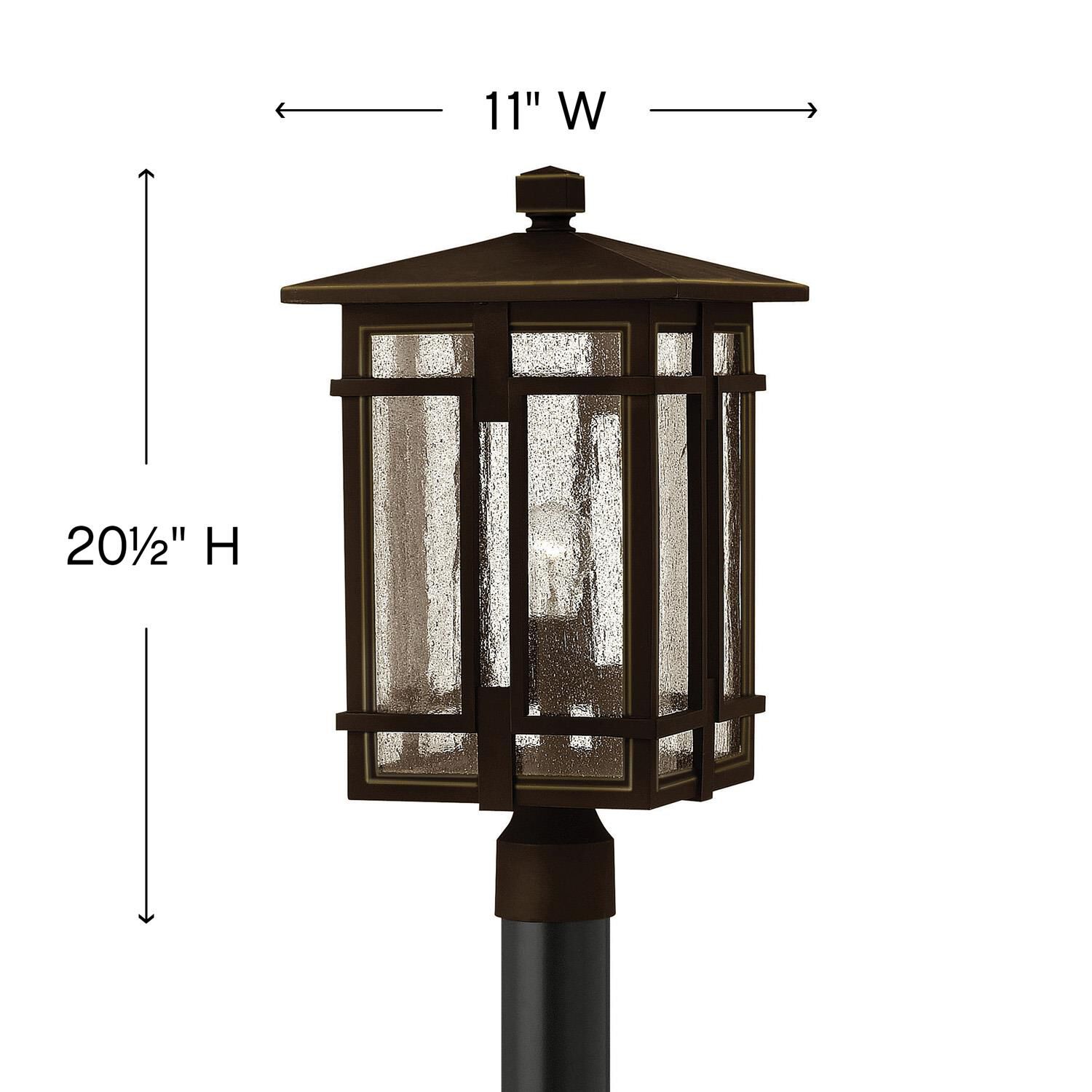 Hinkley Lighting Tucker 20 Inch Tall Outdoor Post Lamp