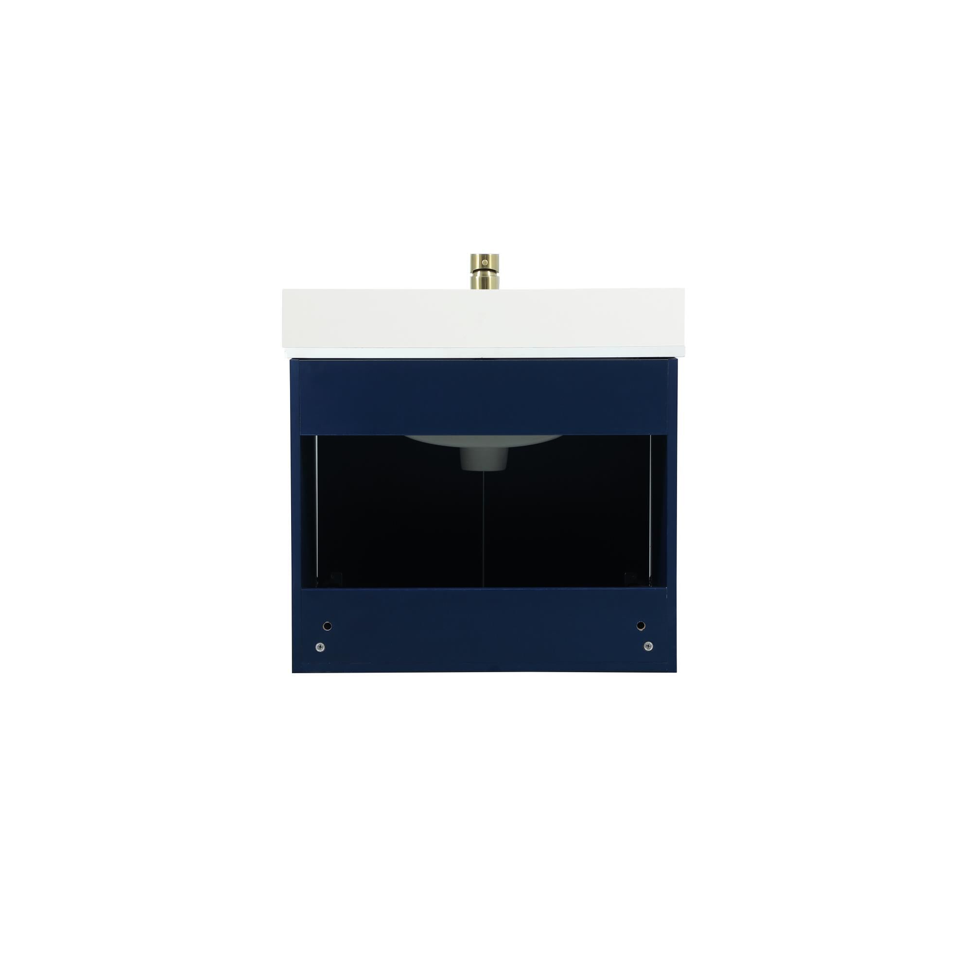 Shown in Blue finish