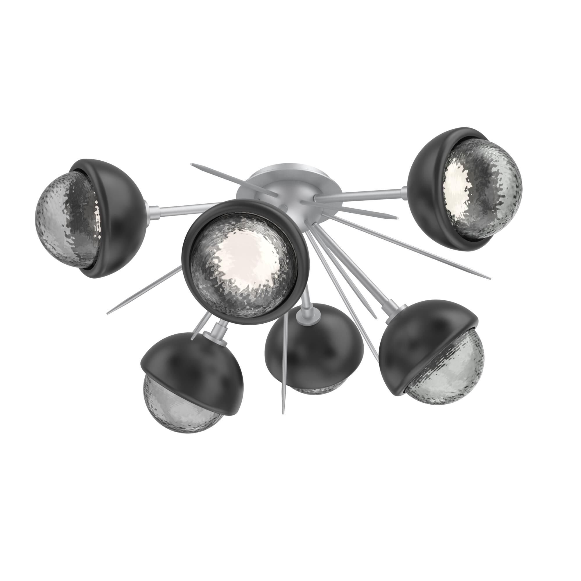 Shown in Classic Silver finish and Smoke glass and Matte Black accent