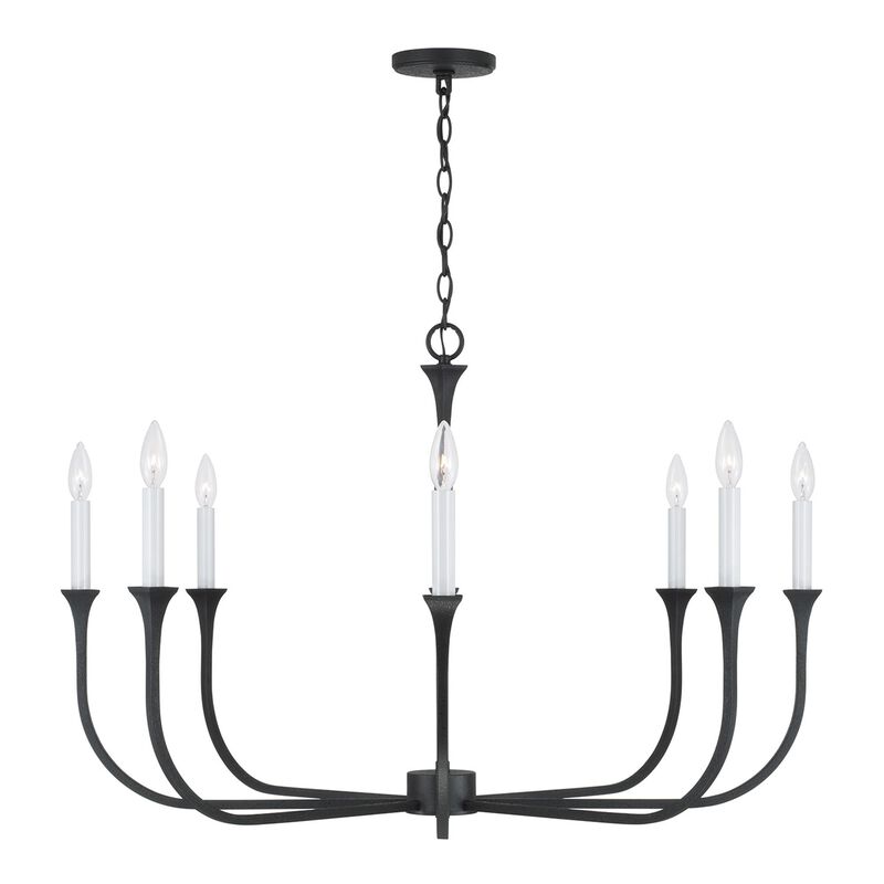 Decklan 38 Inch 8 Light Chandelier by Capital Lighting Fixture Company