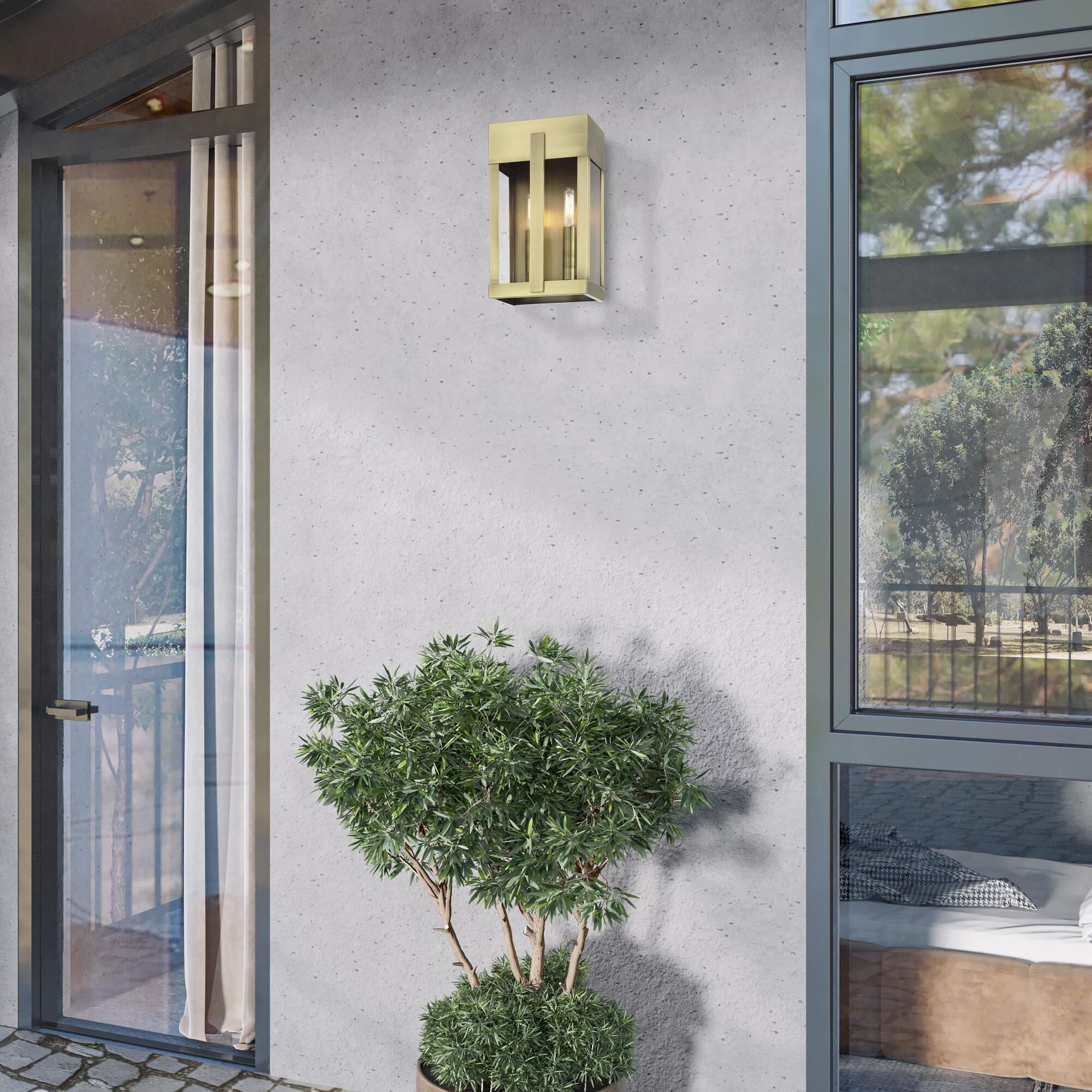 Berksford 7 Inch Outdoor Wall Light by Livex Lighting