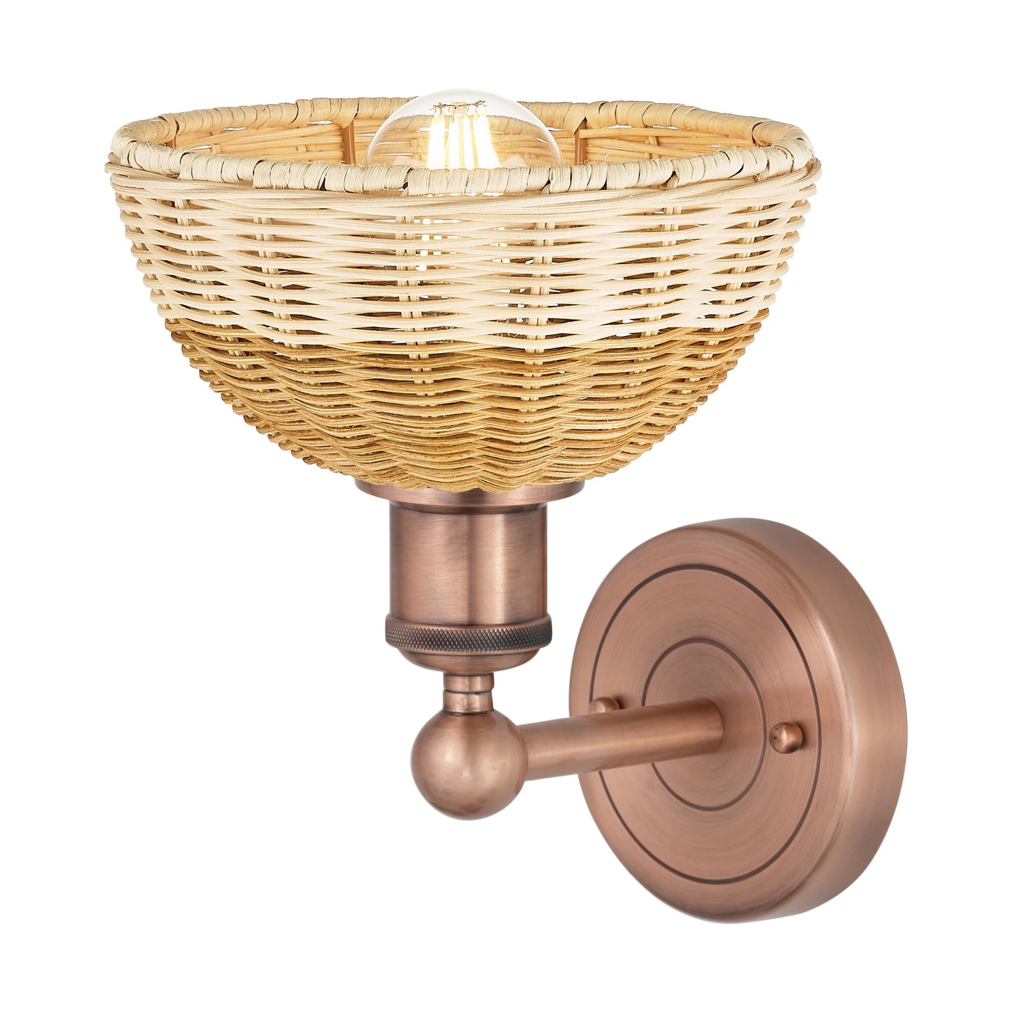 Bruno Marashlian Bristol Natural II 8 Inch Wall Sconce by Innovations Lighting