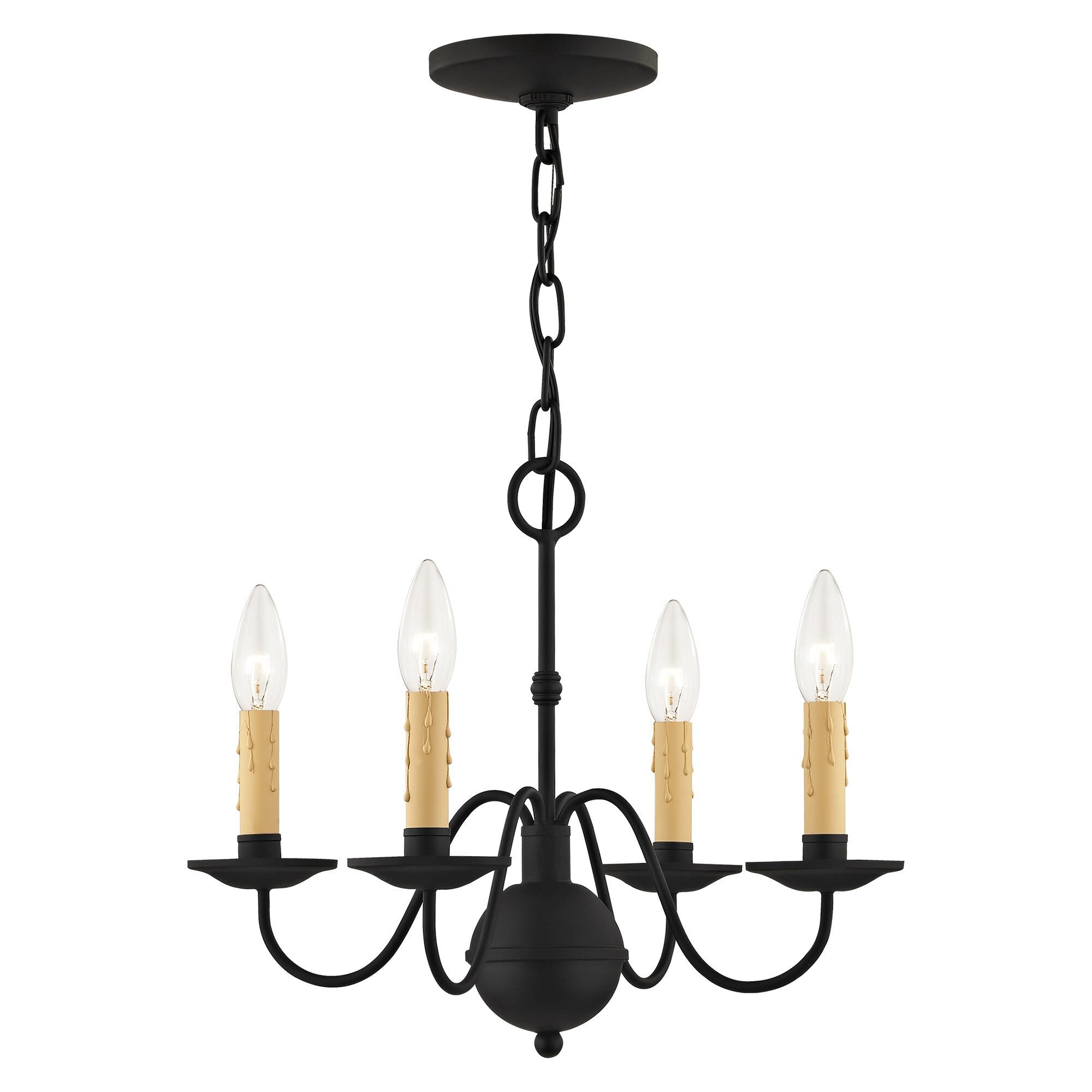 Heritage 16 Inch 4 Light Mini Chandelier by Livex Lighting