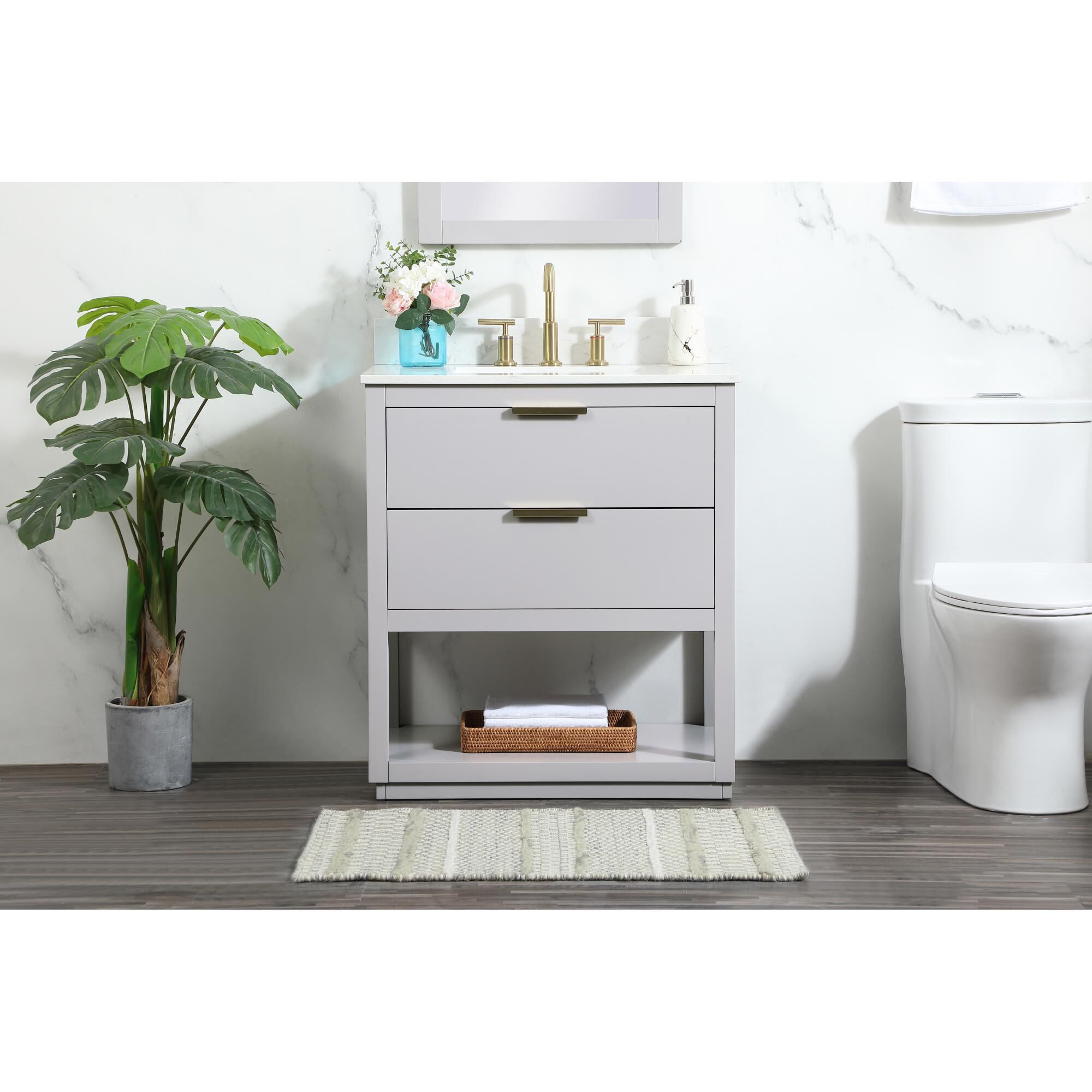 Larkin 30 Inch Bath Vanity by Elegant Decor