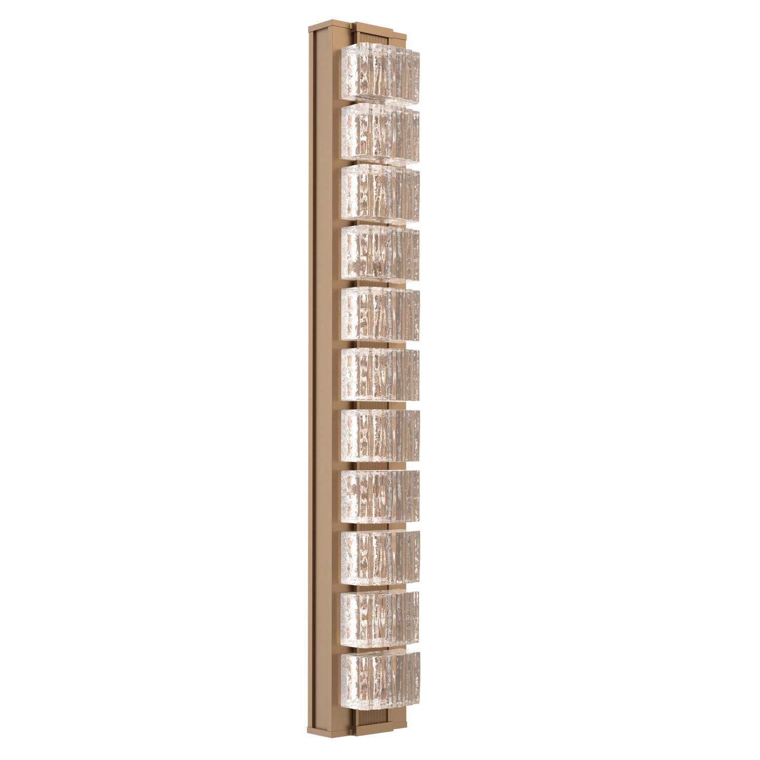 Shown in Novel Brass finish and Clear Ribbed glass and None accent