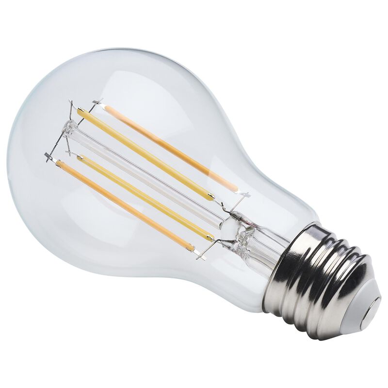 Dimmable 8 Watt 3000K A19 LED Light Bulb by Satco