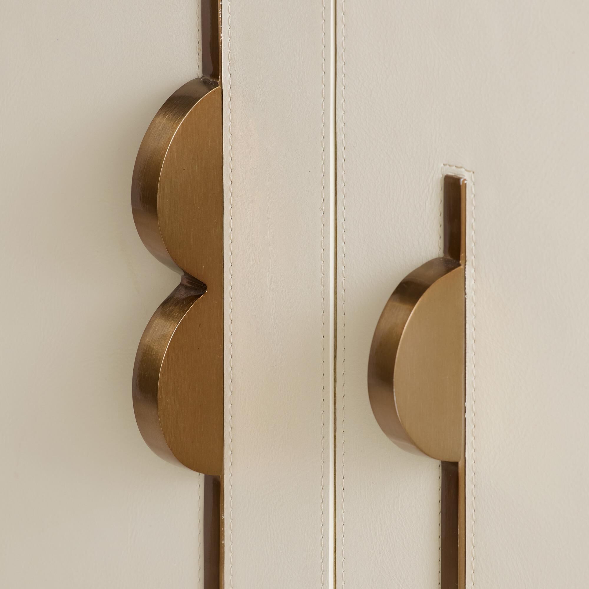 Shown in Ivory finish and Satin Walnut accent