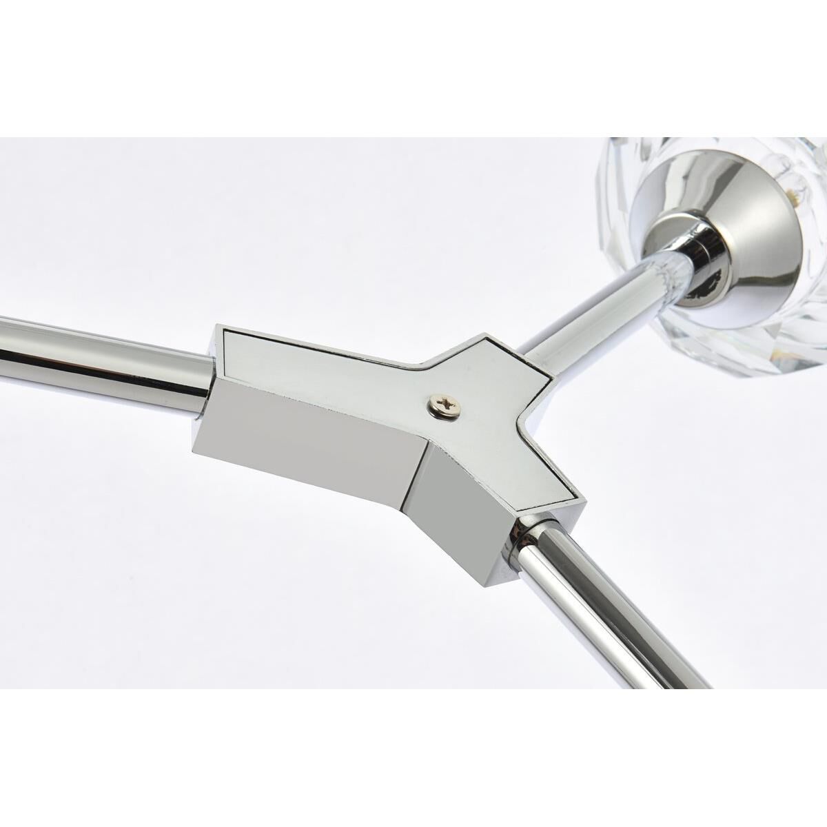 Shown in Chrome  finish and RC Clear crystal and Clear glass