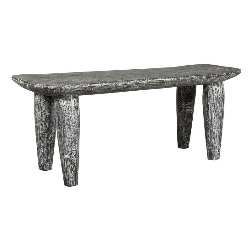 Fade To Black 48 Inch Bench by Uttermost