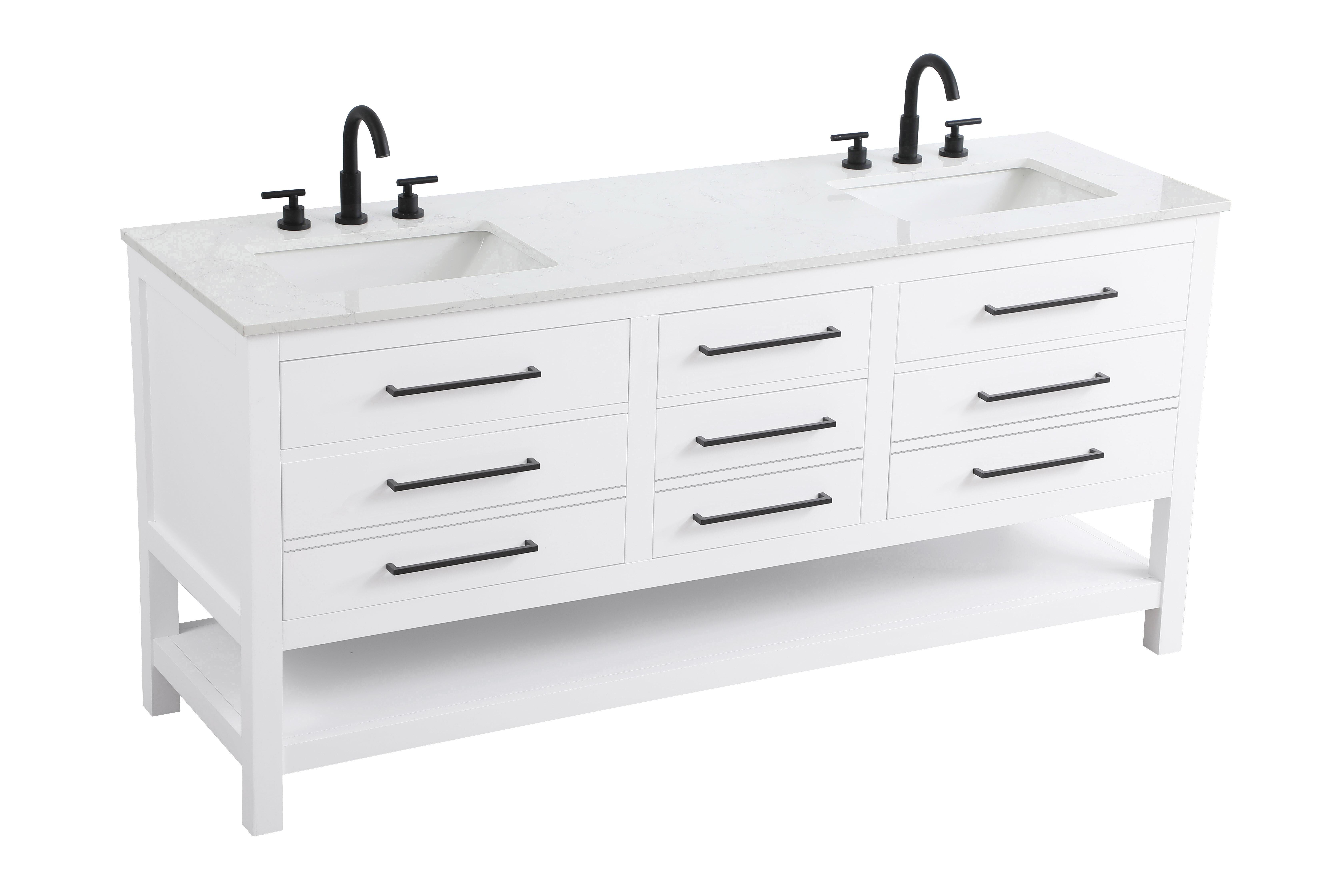 Shown in White finish