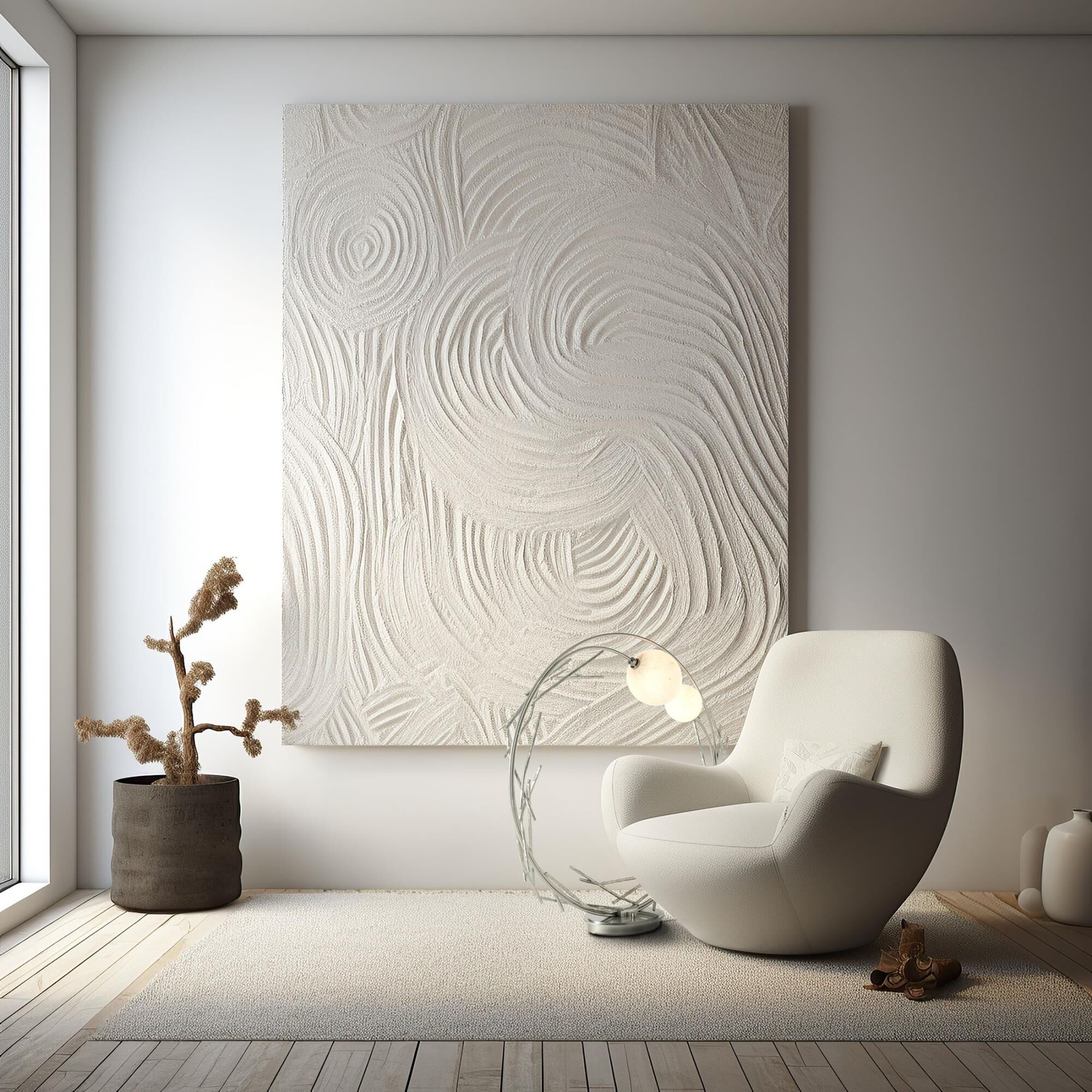 Shown in Sterling finish and Shell glass