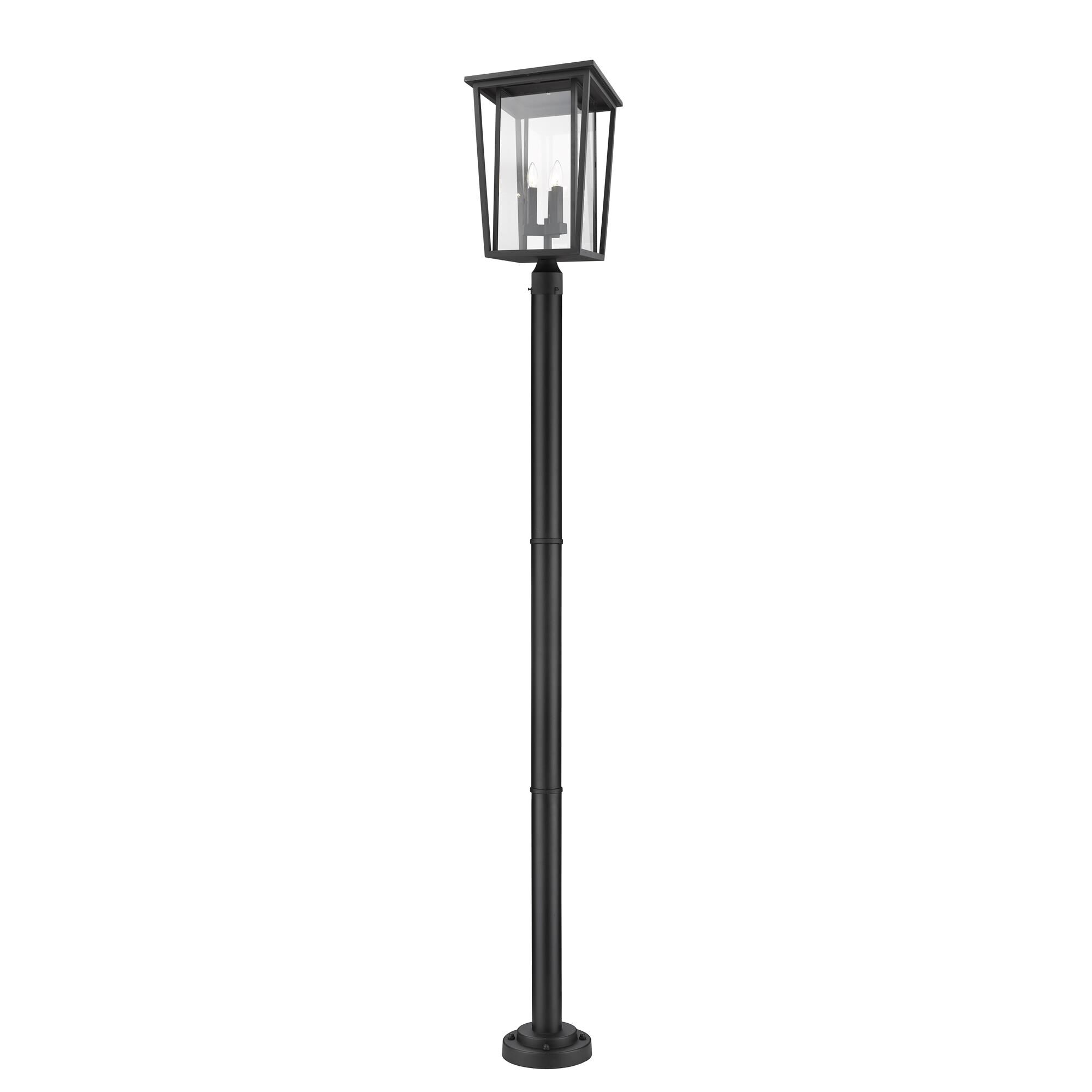 Seoul 97 Inch Tall 3 Light Outdoor Post Lamp by Z-Lite
