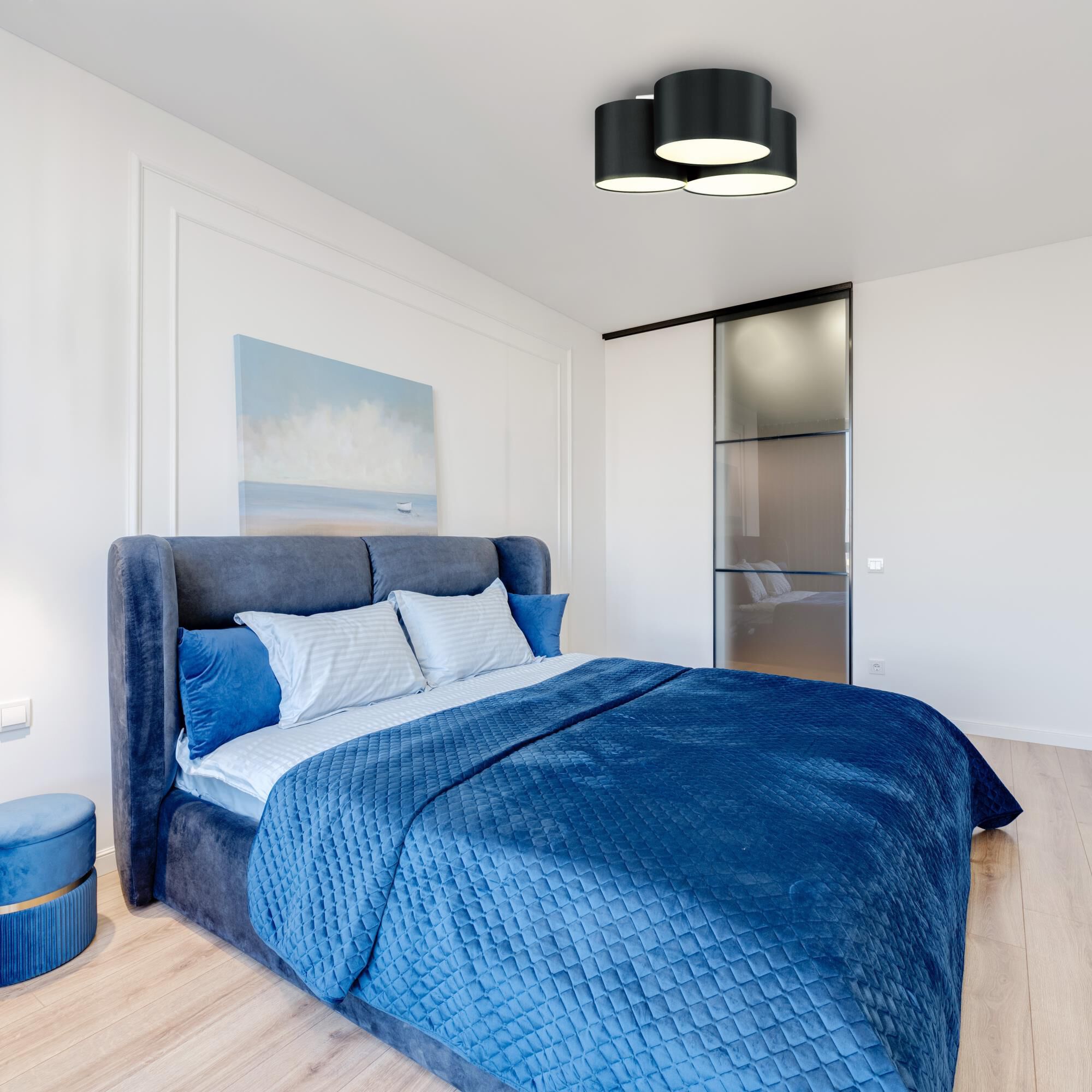 Pastore 2 24 Inch 3 Light Flush Mount by Eglo Lighting