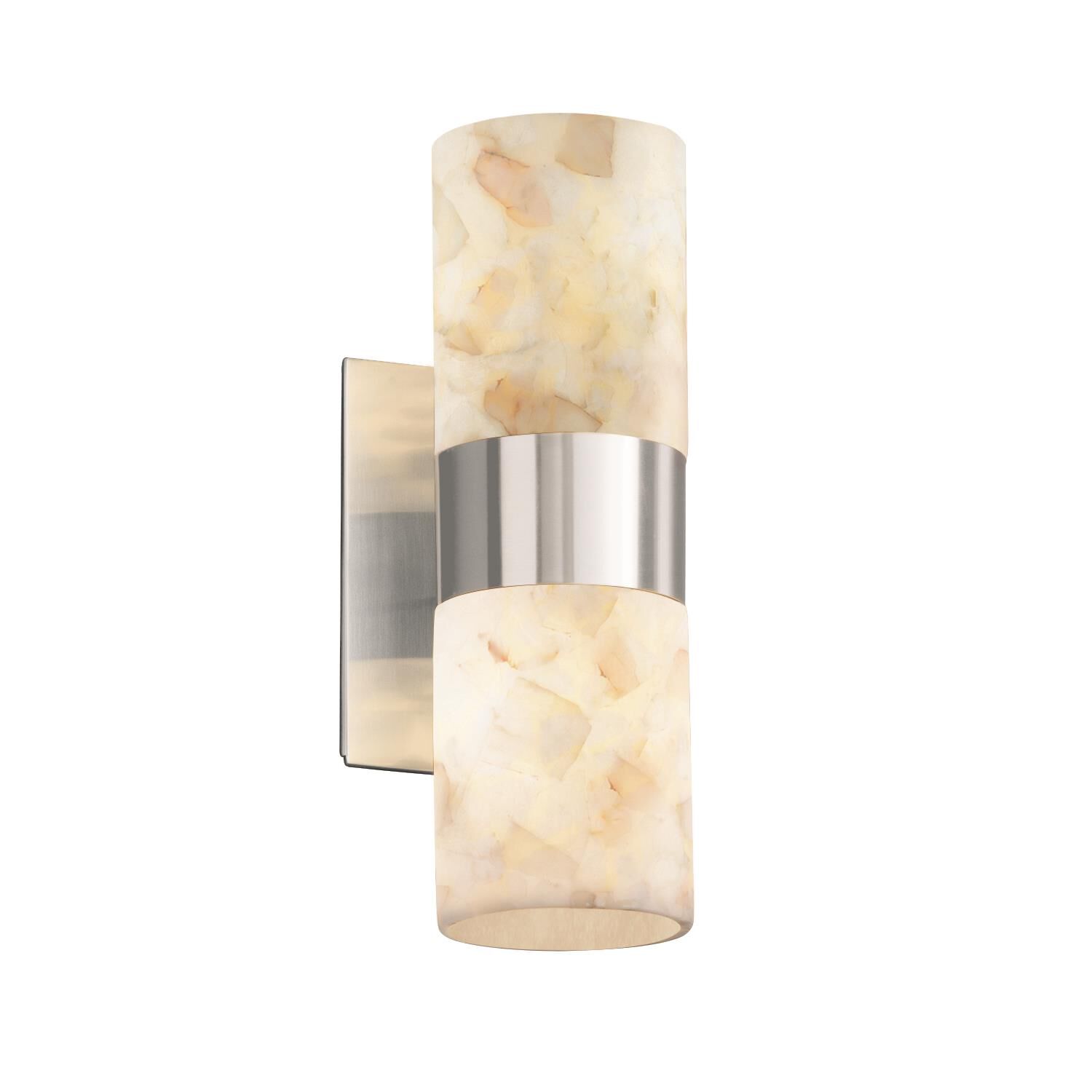 Alabaster Rocks! 13 Inch Wall Sconce by Justice Design Group