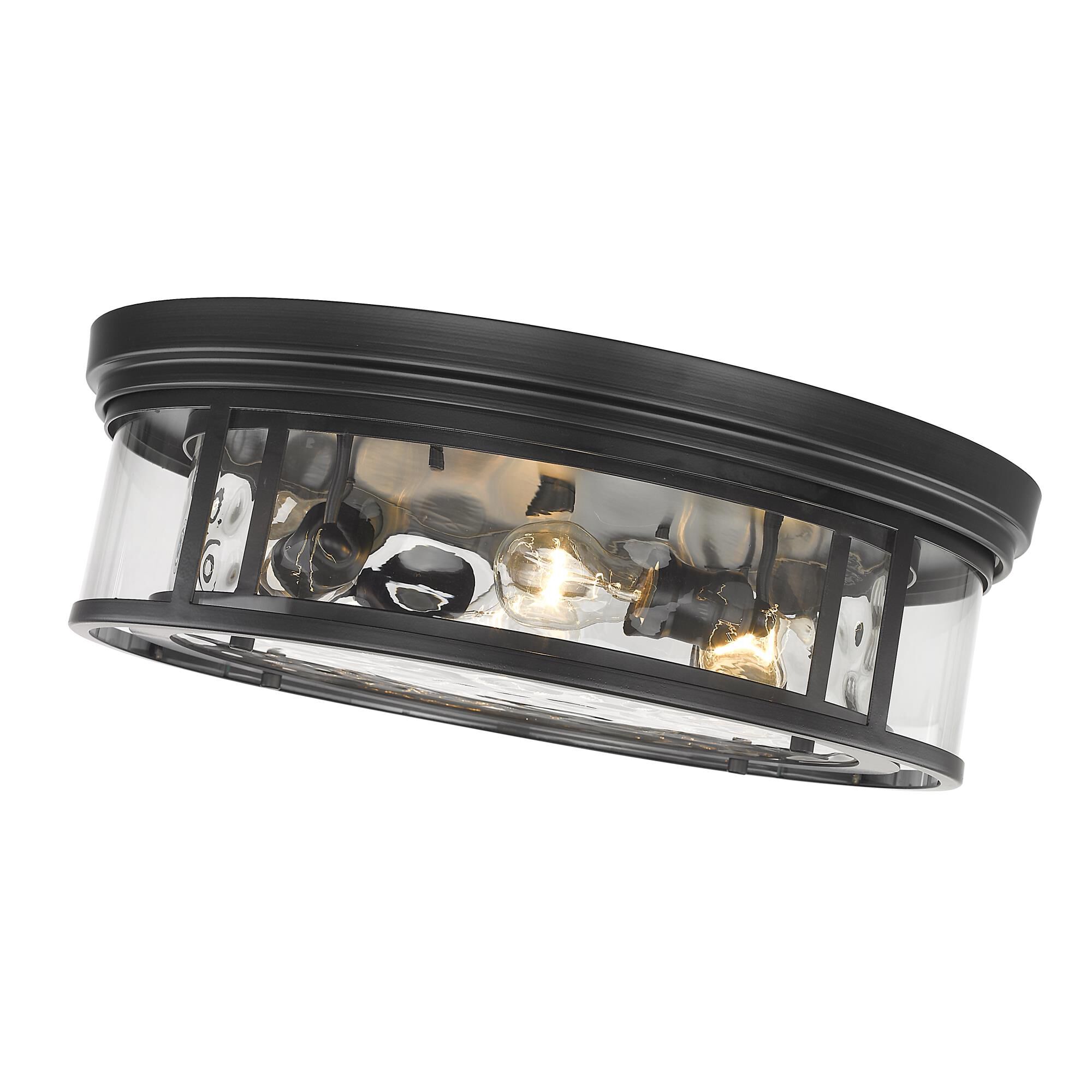 Shown in Matte Black finish and Glass shade