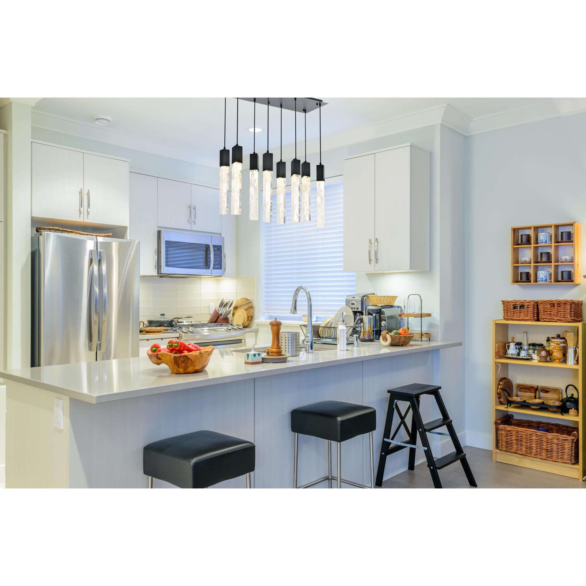 Aurora 36 Inch Linear Suspension Light by Elegant Lighting