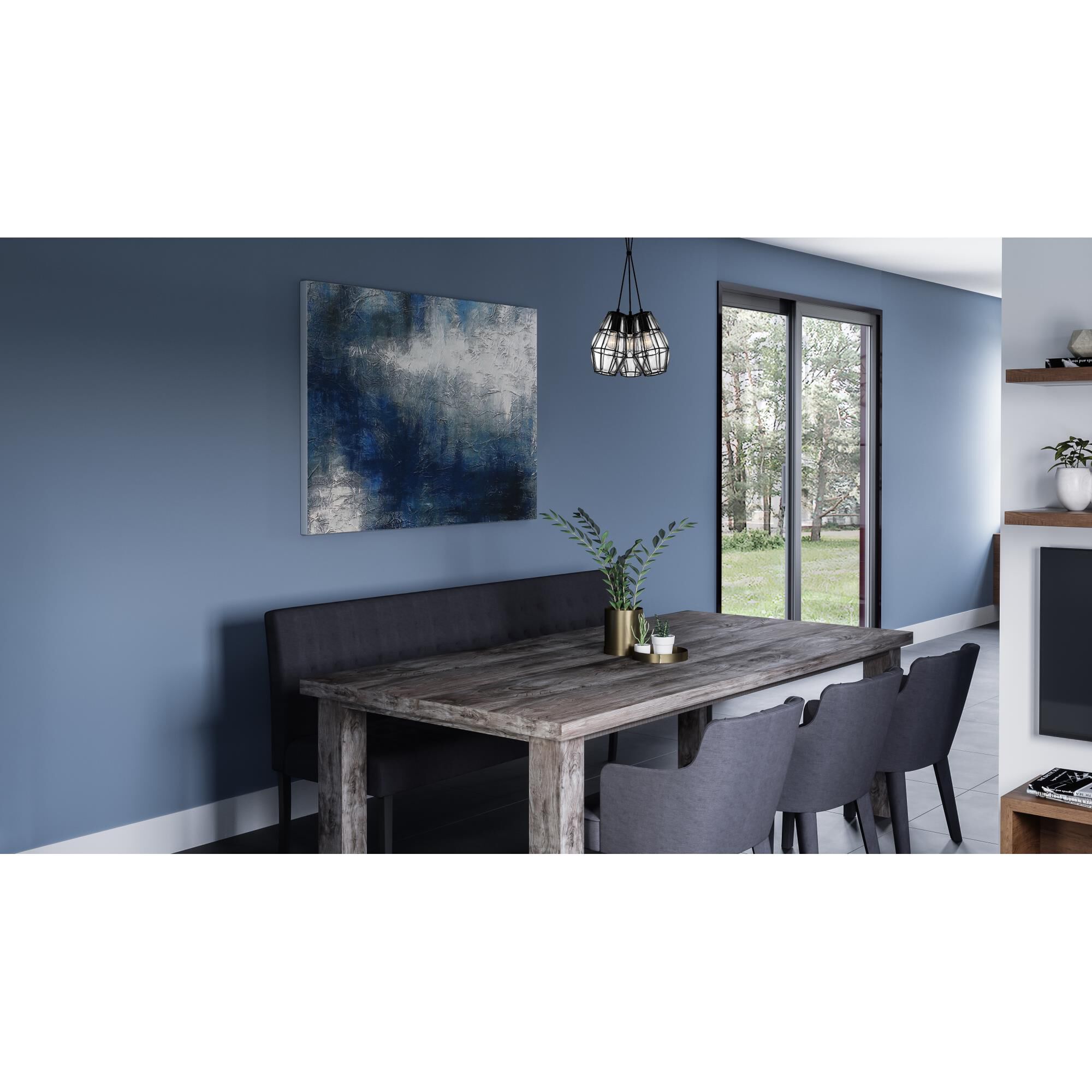 17 Inch 3 Light Multi Light Pendant by Quoizel