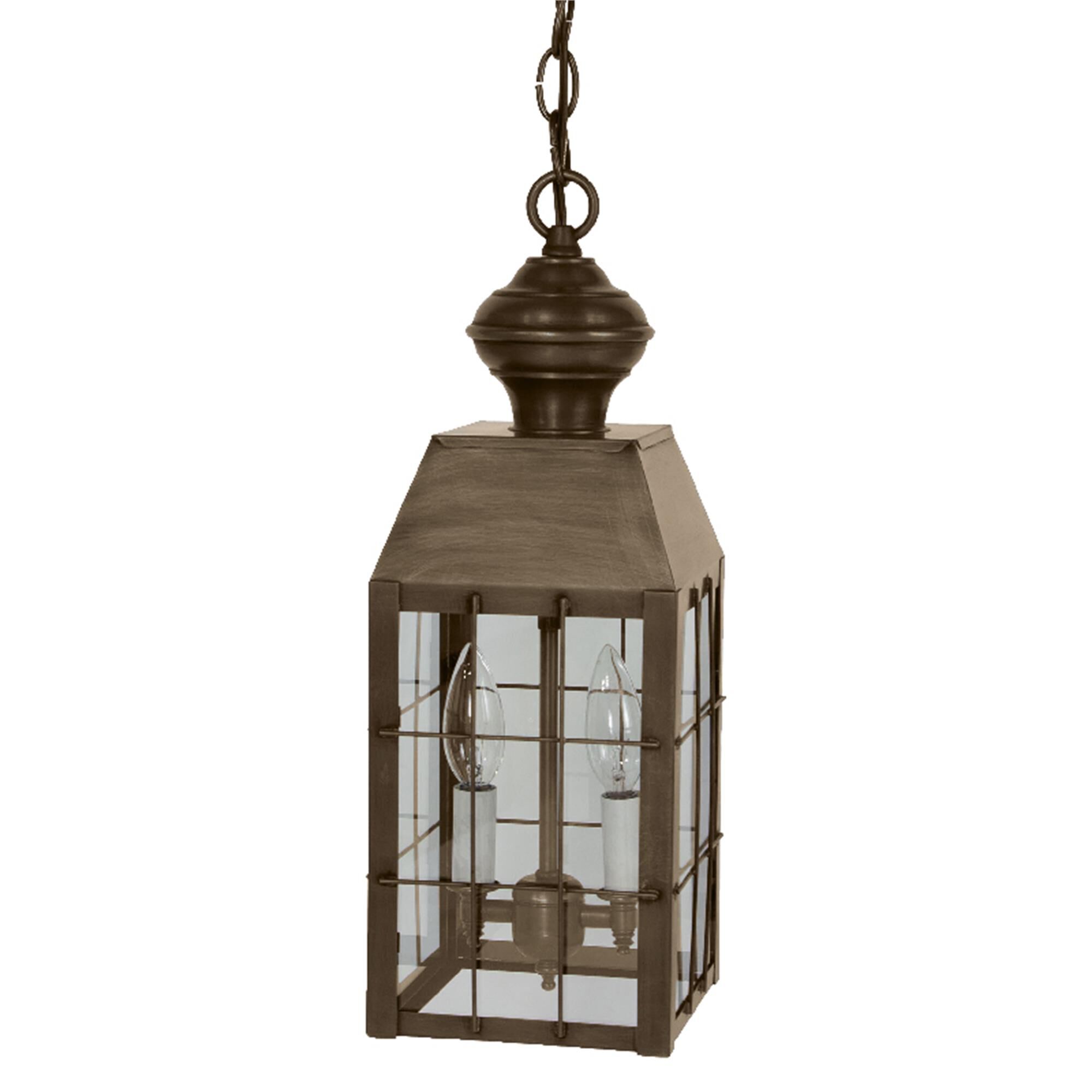 Woodcliffe 17 Inch 2 Light Outdoor Hanging Lantern,