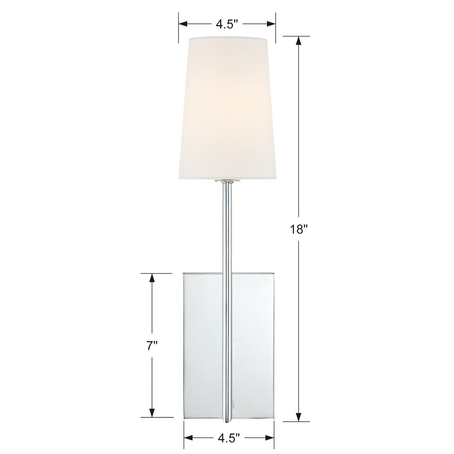 Crystorama Lena 18 Inch Wall Sconce