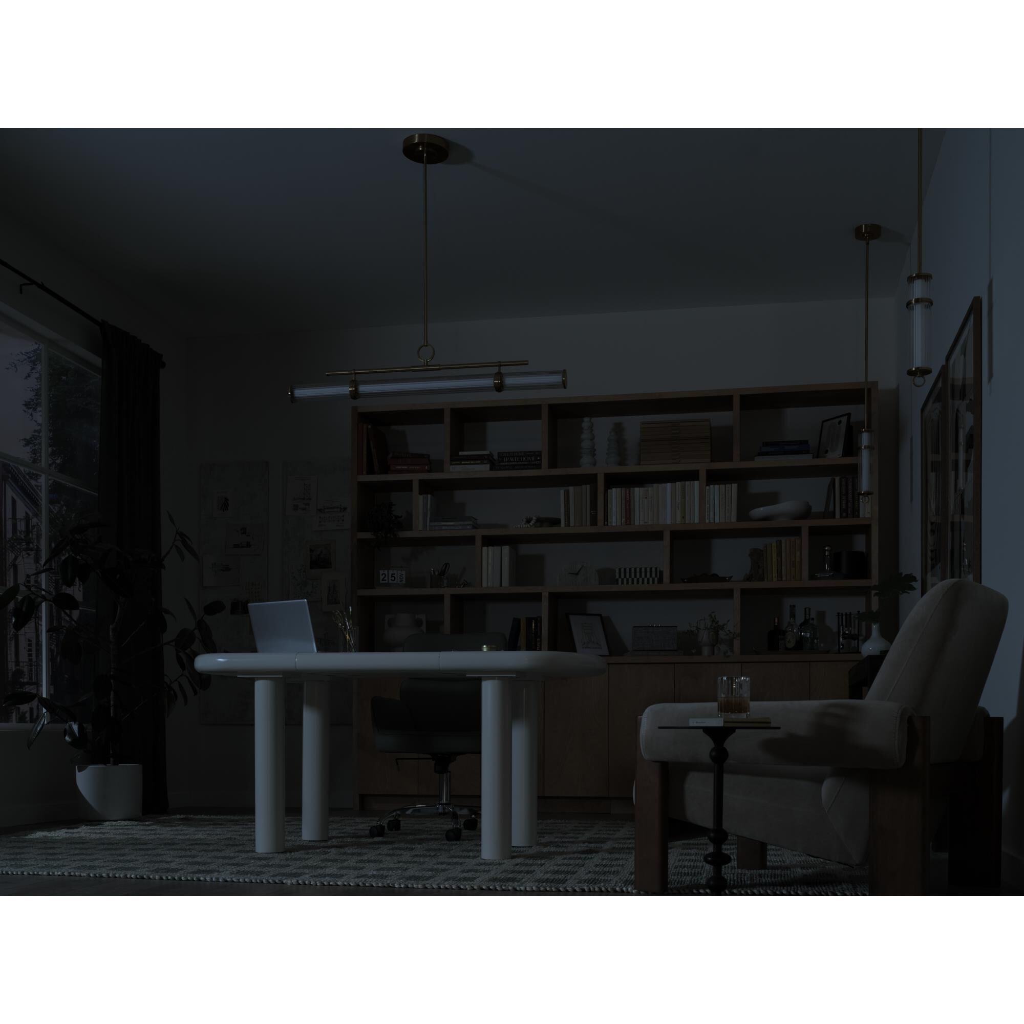 Riven 48 Inch Linear Suspension Light by Kichler Lighting